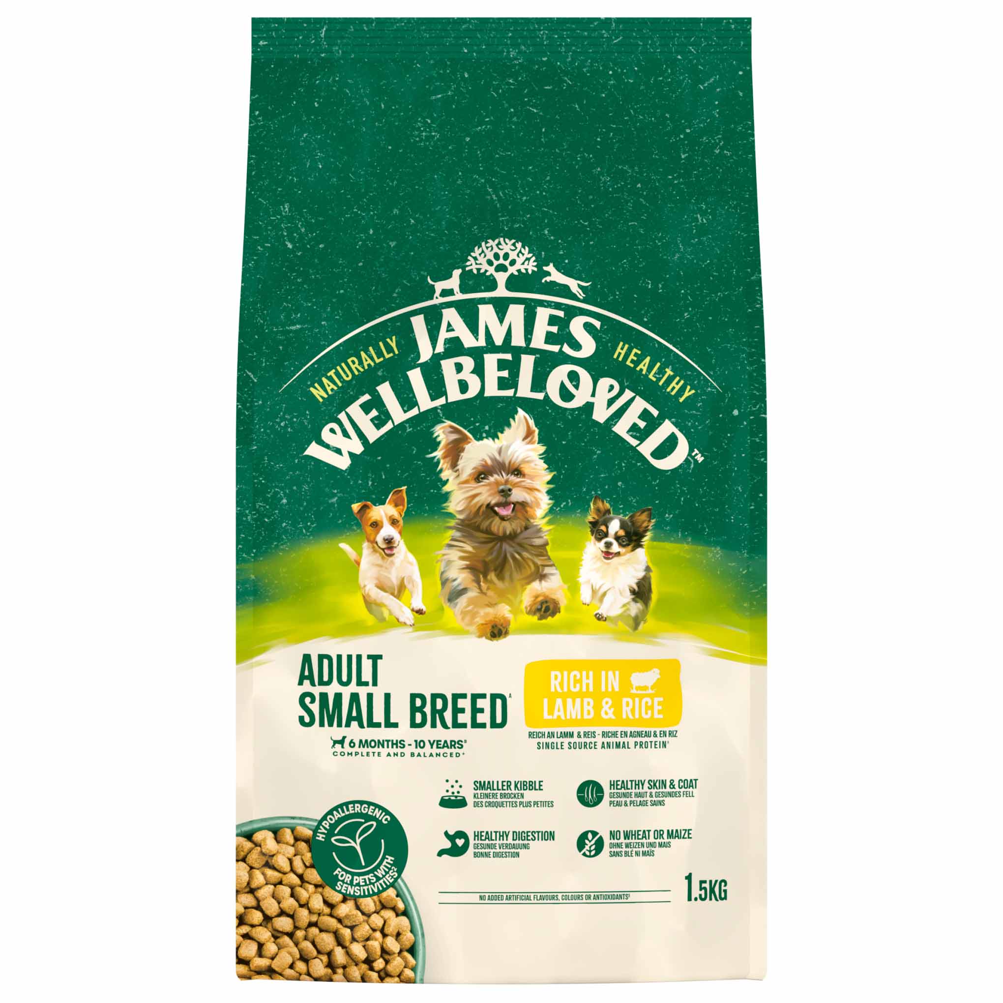 James Wellbeloved Small Breed Adult Dry Dog Food - Lamb & Rice - Image 4