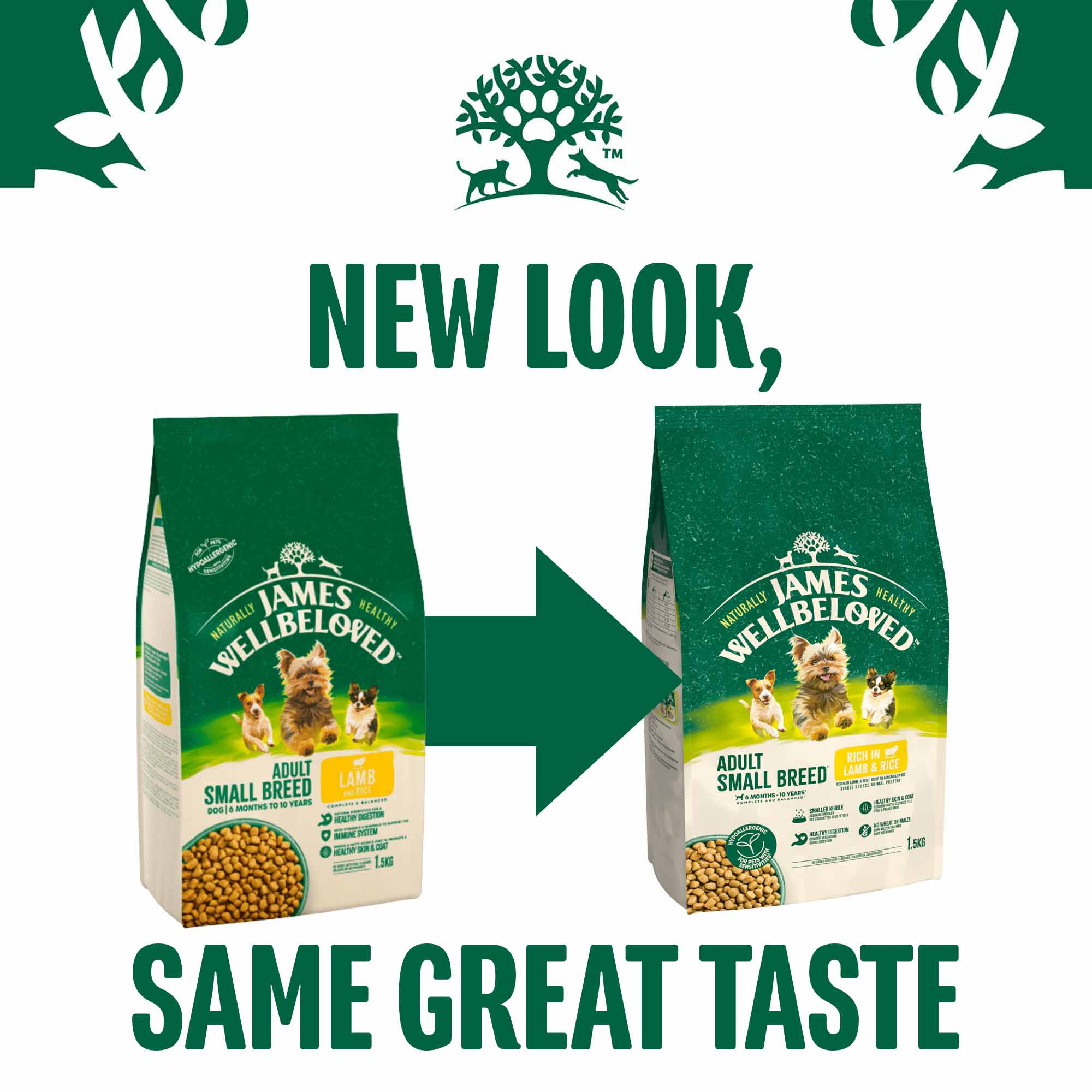 James Wellbeloved Small Breed Adult Dry Dog Food - Lamb & Rice - Image 6
