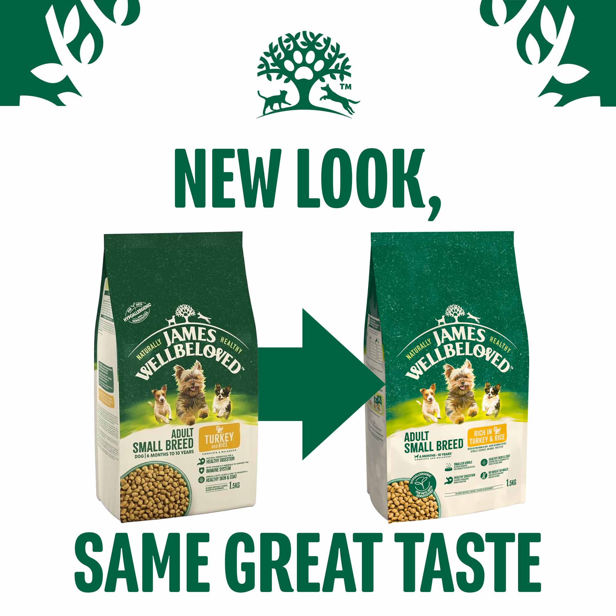 James Wellbeloved Small Breed Adult Dry Dog Food - Turkey & Rice - Image 10