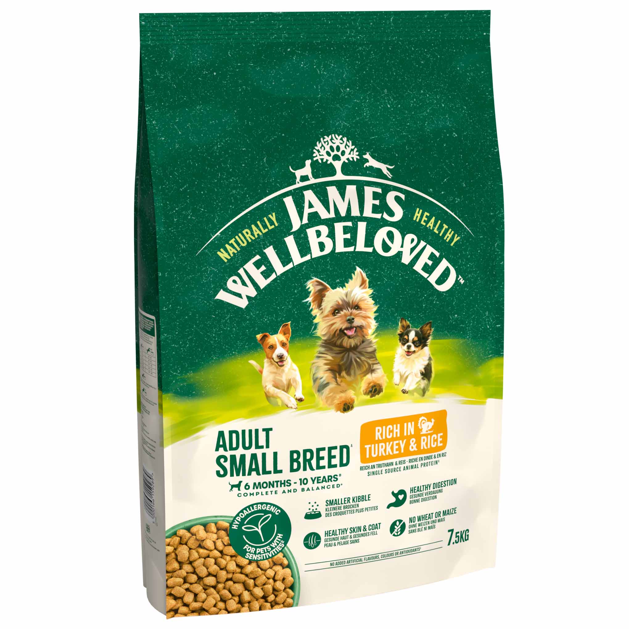 James Wellbeloved Small Breed Adult Dry Dog Food - Turkey & Rice - Image 7