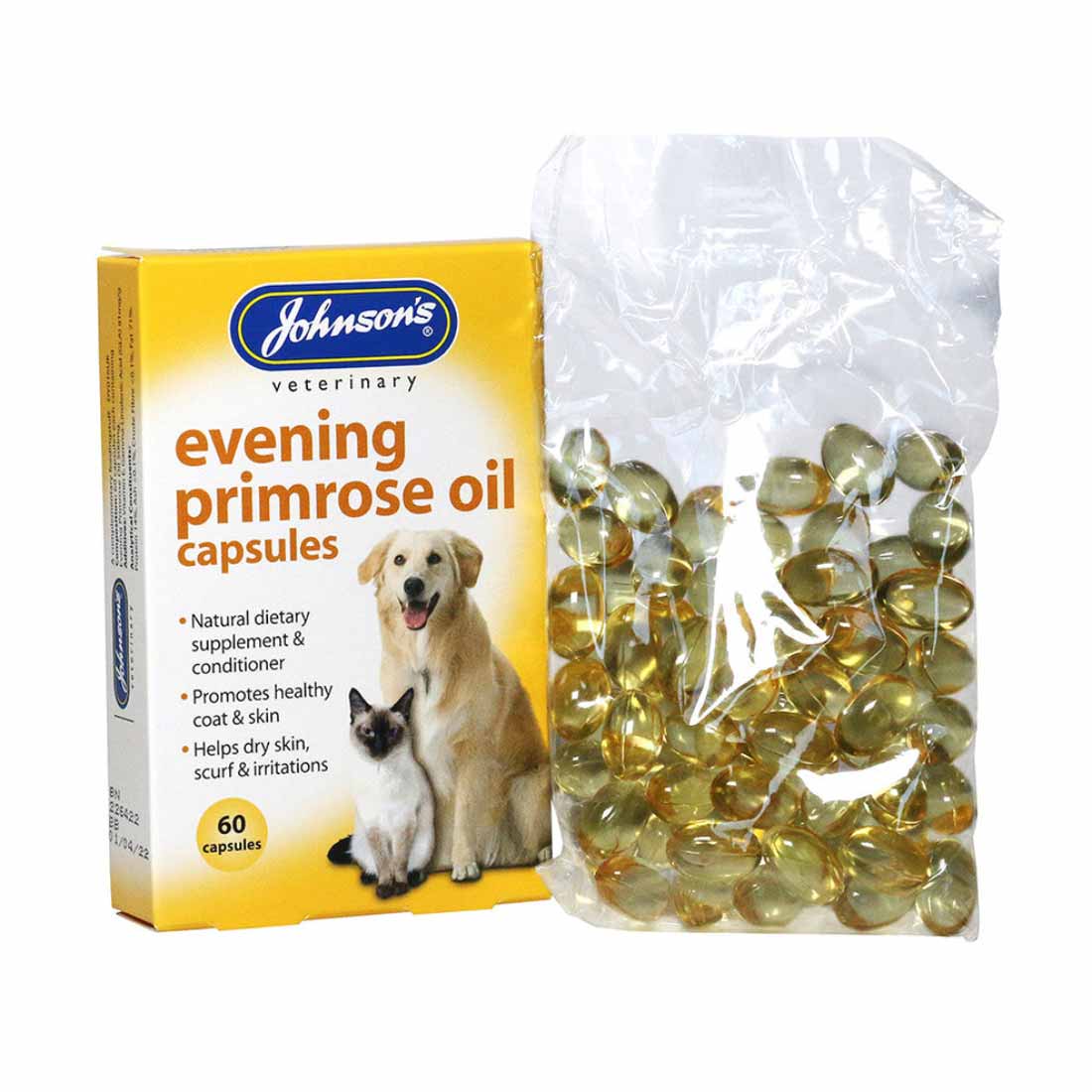 Johnsons Evening Primrose Oil Capsules - 500mg - Pack of 60
