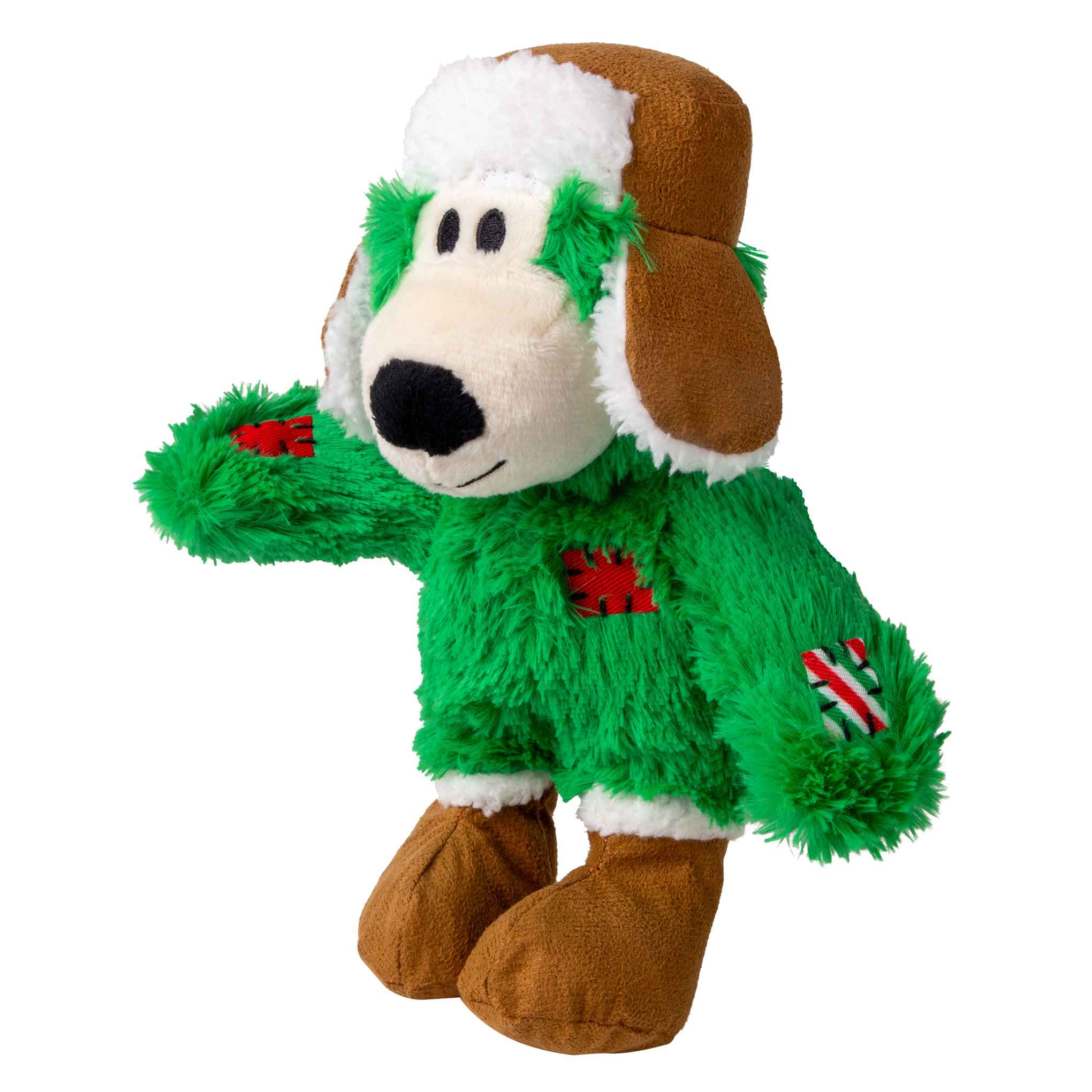 KONG Holiday Wild Knots Bear Dog Toy - Image 3