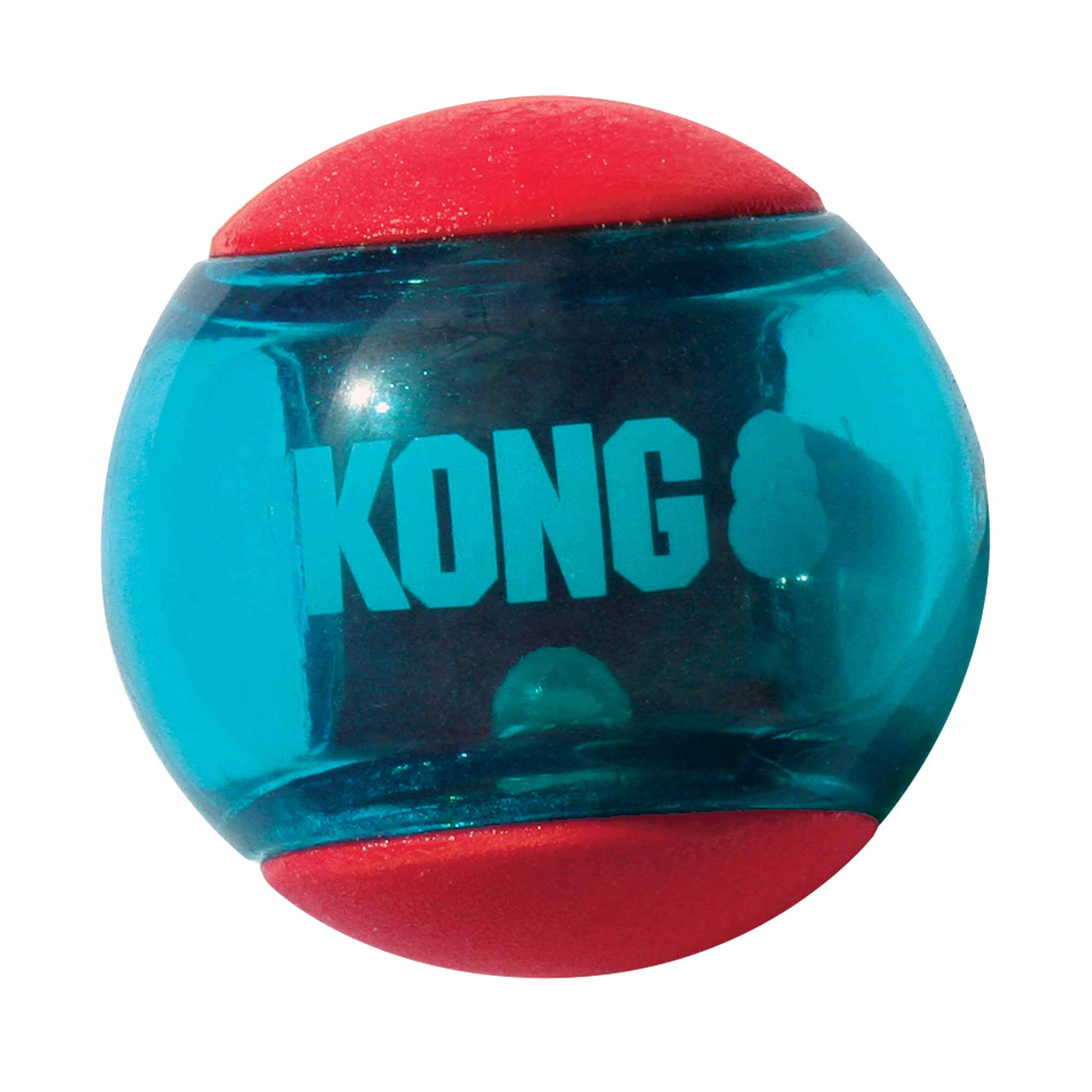 KONG Squeezz Action Ball Red - Pack of 3 - Image 3
