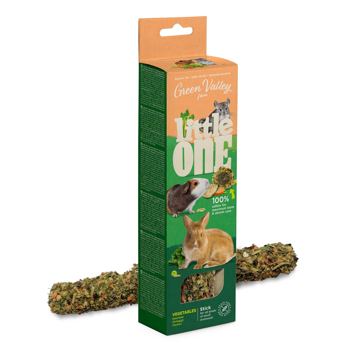 Little One Grainfree Stick for Small Animals with Vegetables - 160g - Image 2