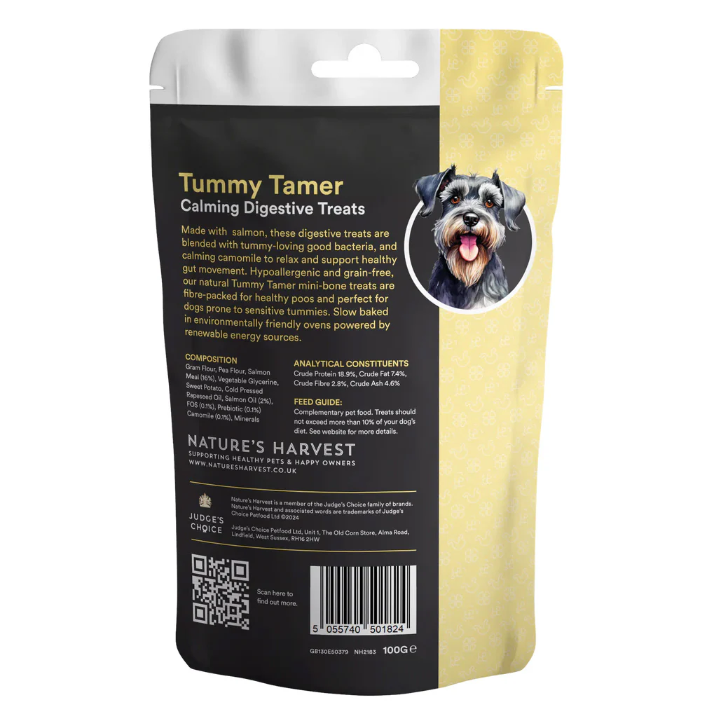 Natures Harvest Calming Digestive Tummy Tamer Dog Treats - 100g - Image 2