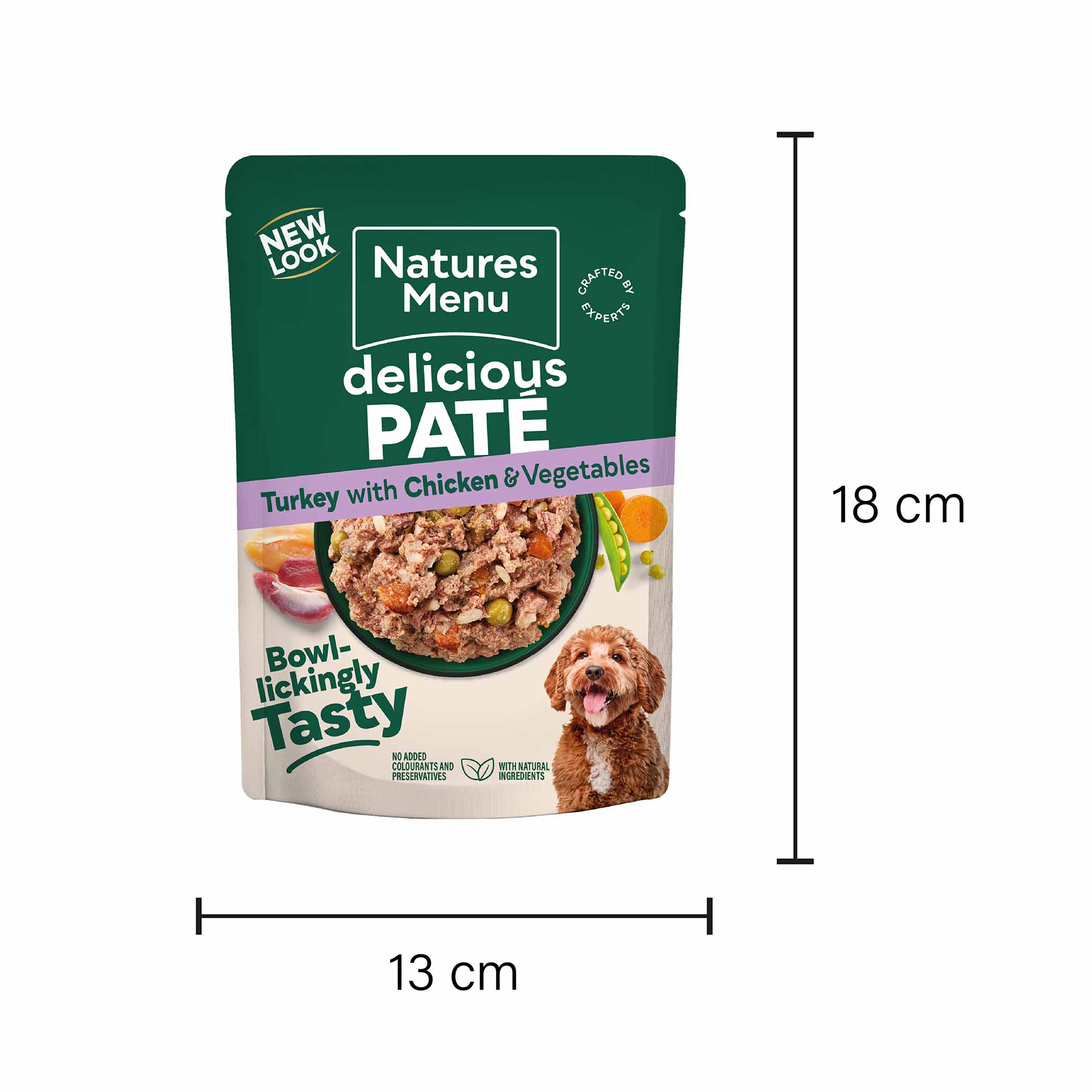 Natures Menu Adult Turkey and Chicken - 8 x 300g Pouches - Image 3