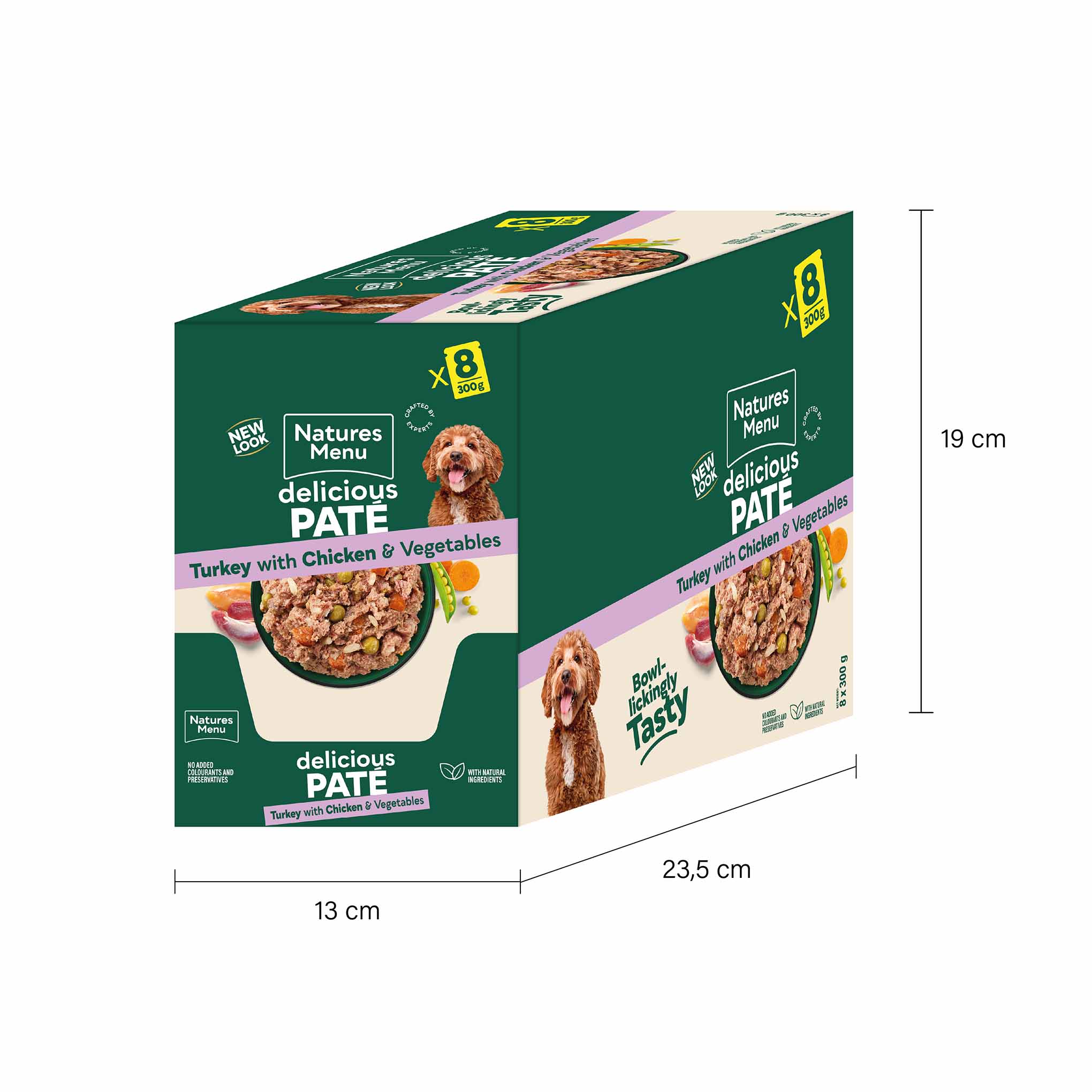 Natures Menu Adult Turkey and Chicken - 8 x 300g Pouches - Image 4