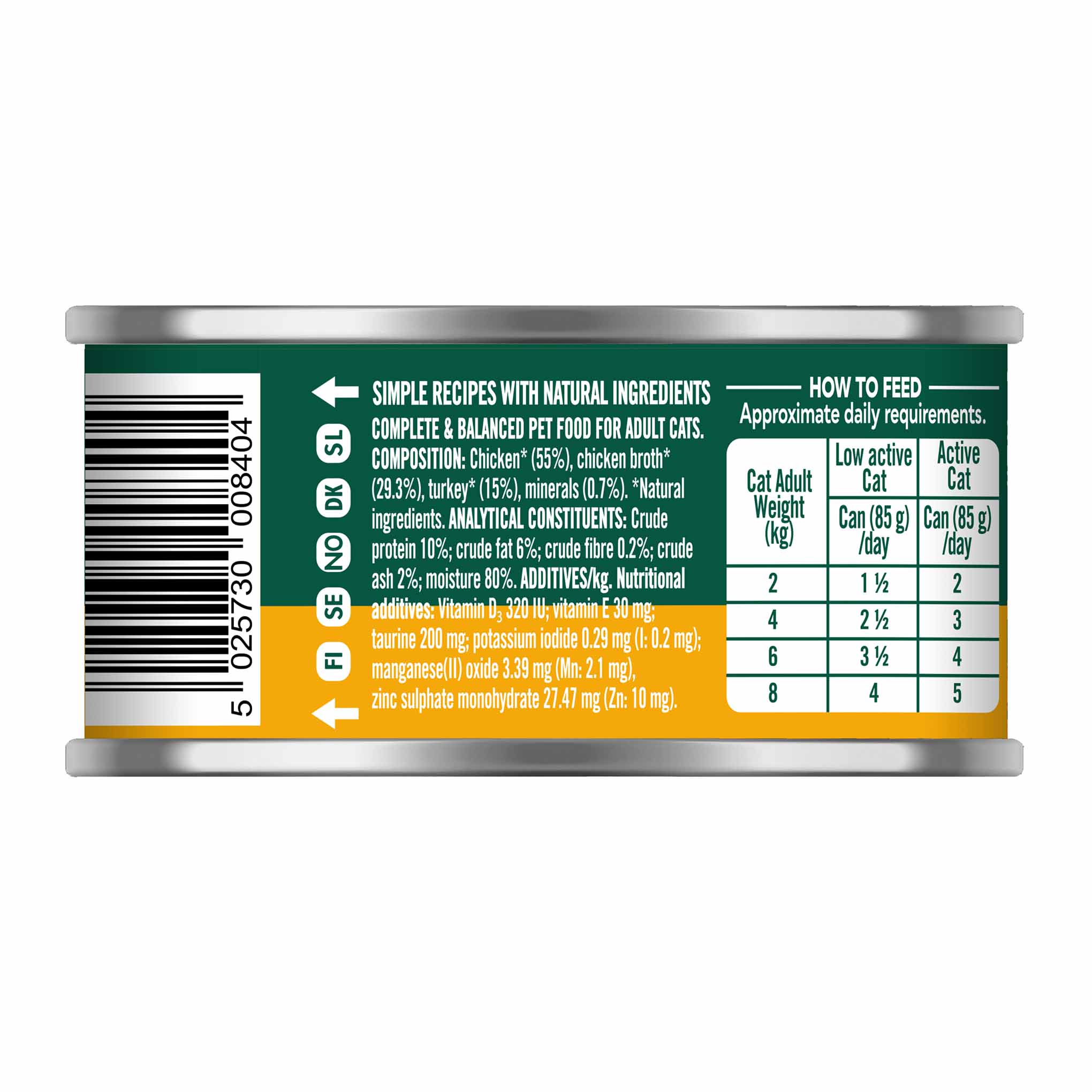 Natures Menu Adult Wet Cat Food - Chicken & Turkey - 18x85g cans - Image 3