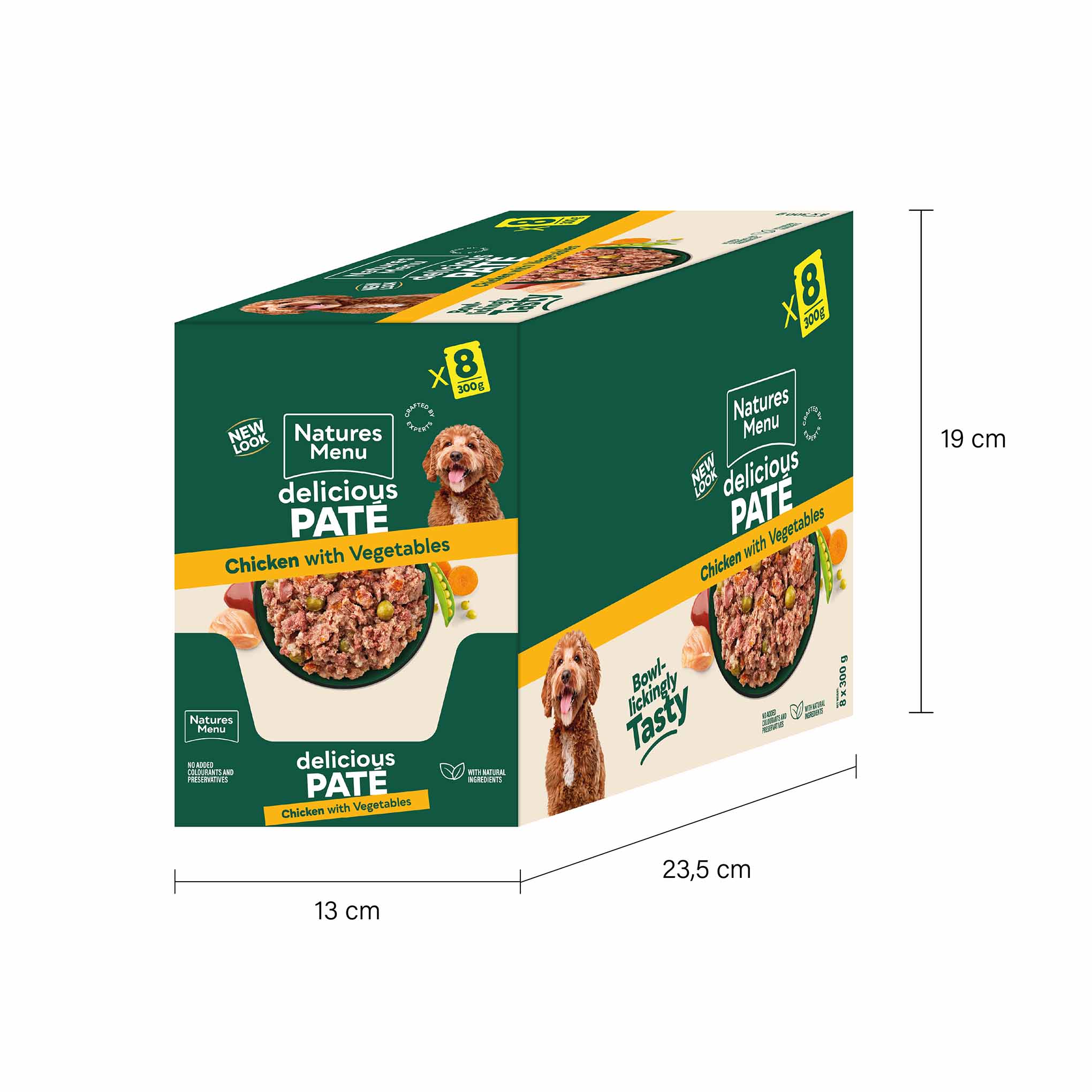 Natures Menu Adult Wet Dog Food - Chicken - 8x300g Pouches - Image 4