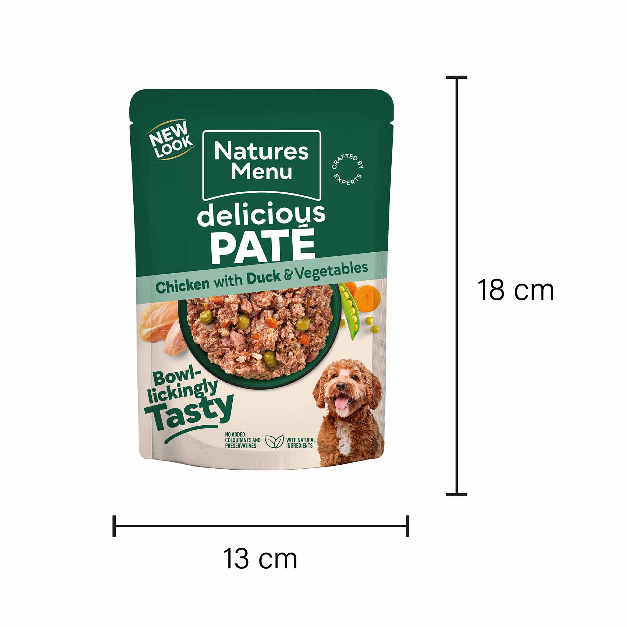 Natures Menu Adult Wet Dog Food - Chicken and Duck - 8x300g Pouches - Image 3
