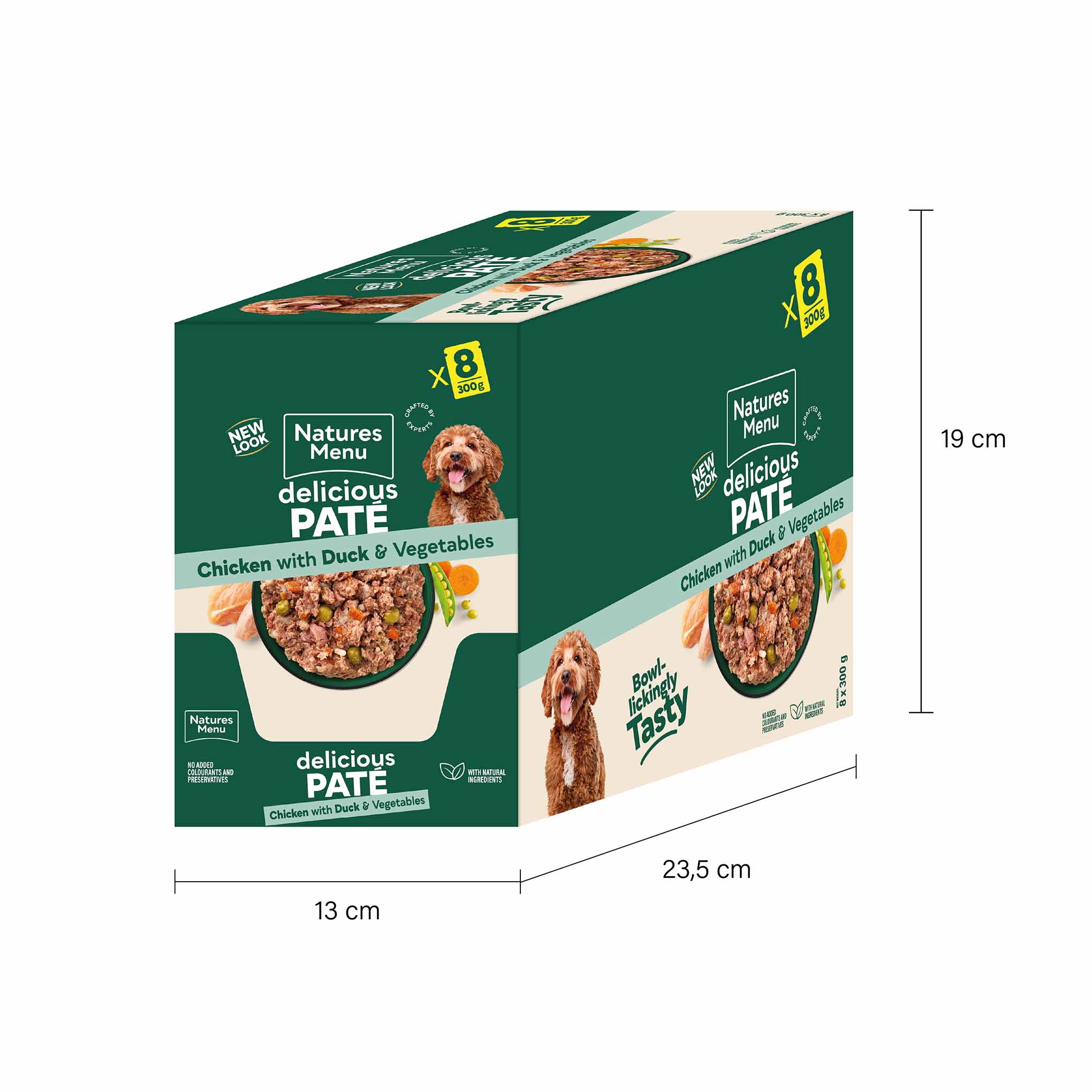 Natures Menu Adult Wet Dog Food - Chicken and Duck - 8x300g Pouches - Image 4