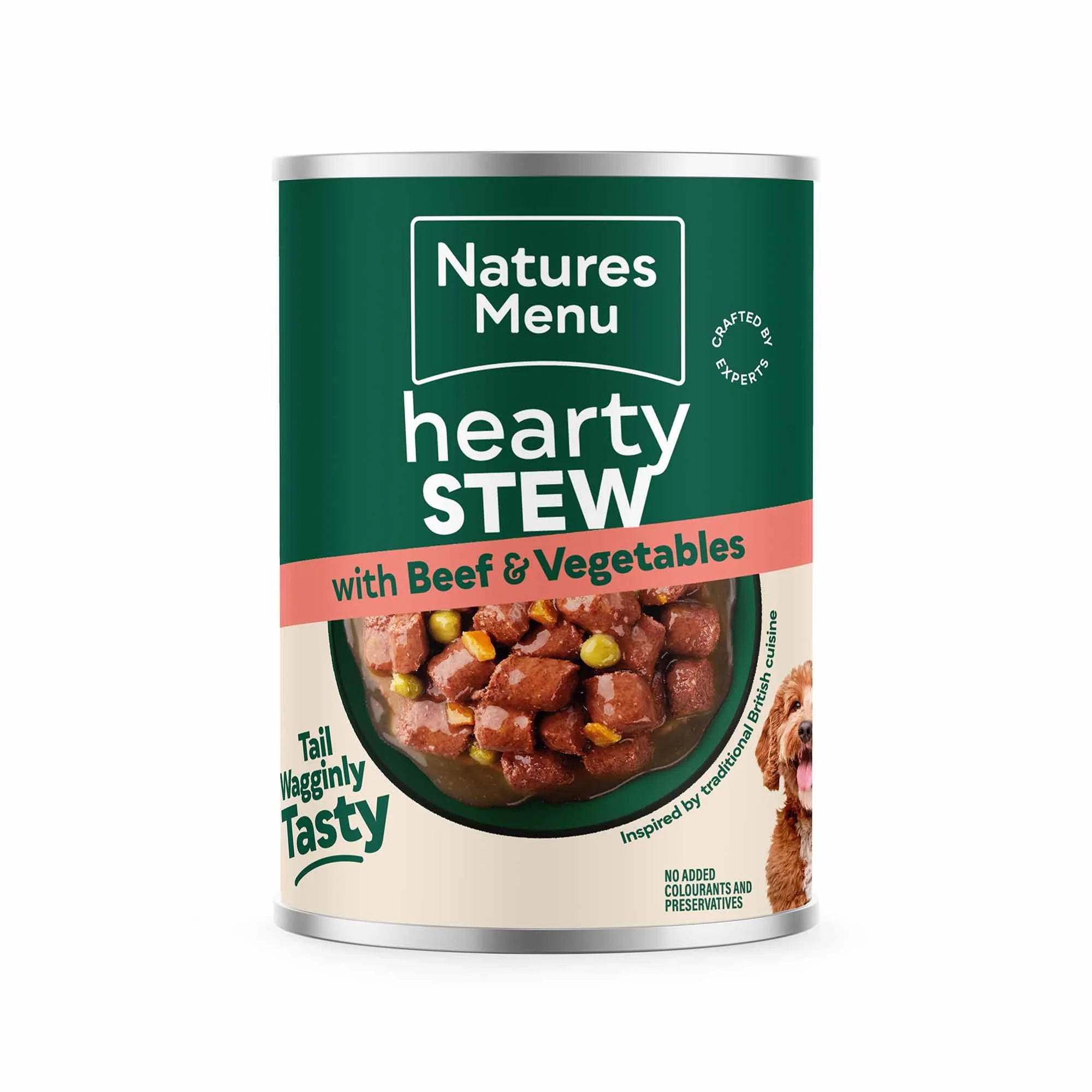 Natures Menu Hearty Stew Adult Dog Wet Food - Beef & Vegetables - 12x415g Cans