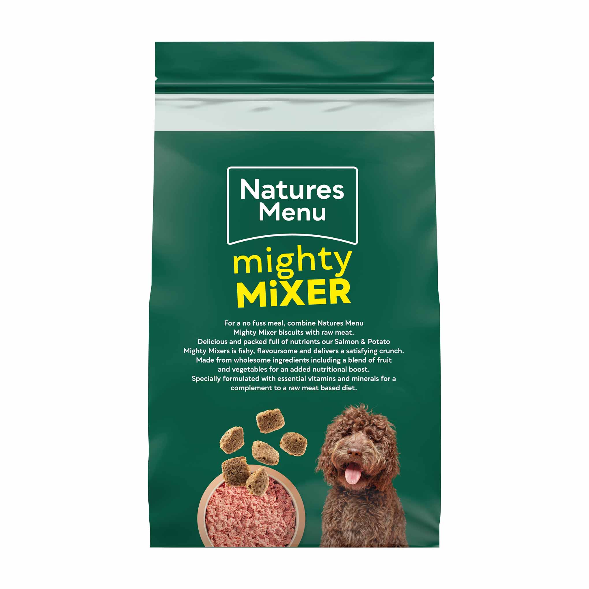 Natures Menu Mighty Mixer - Salmon & Potato - 2kg - Image 2