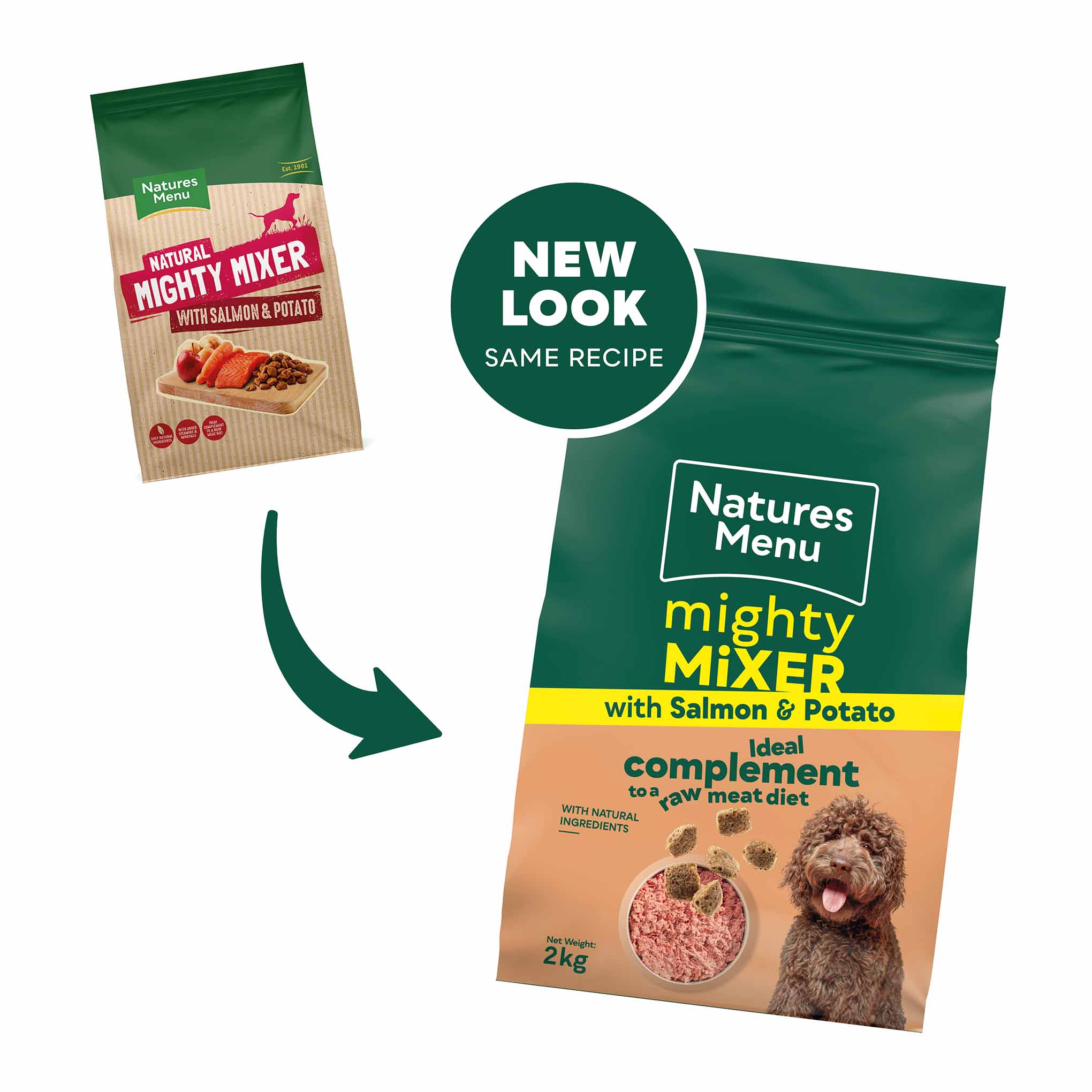 Natures Menu Mighty Mixer - Salmon & Potato - 2kg - Image 4