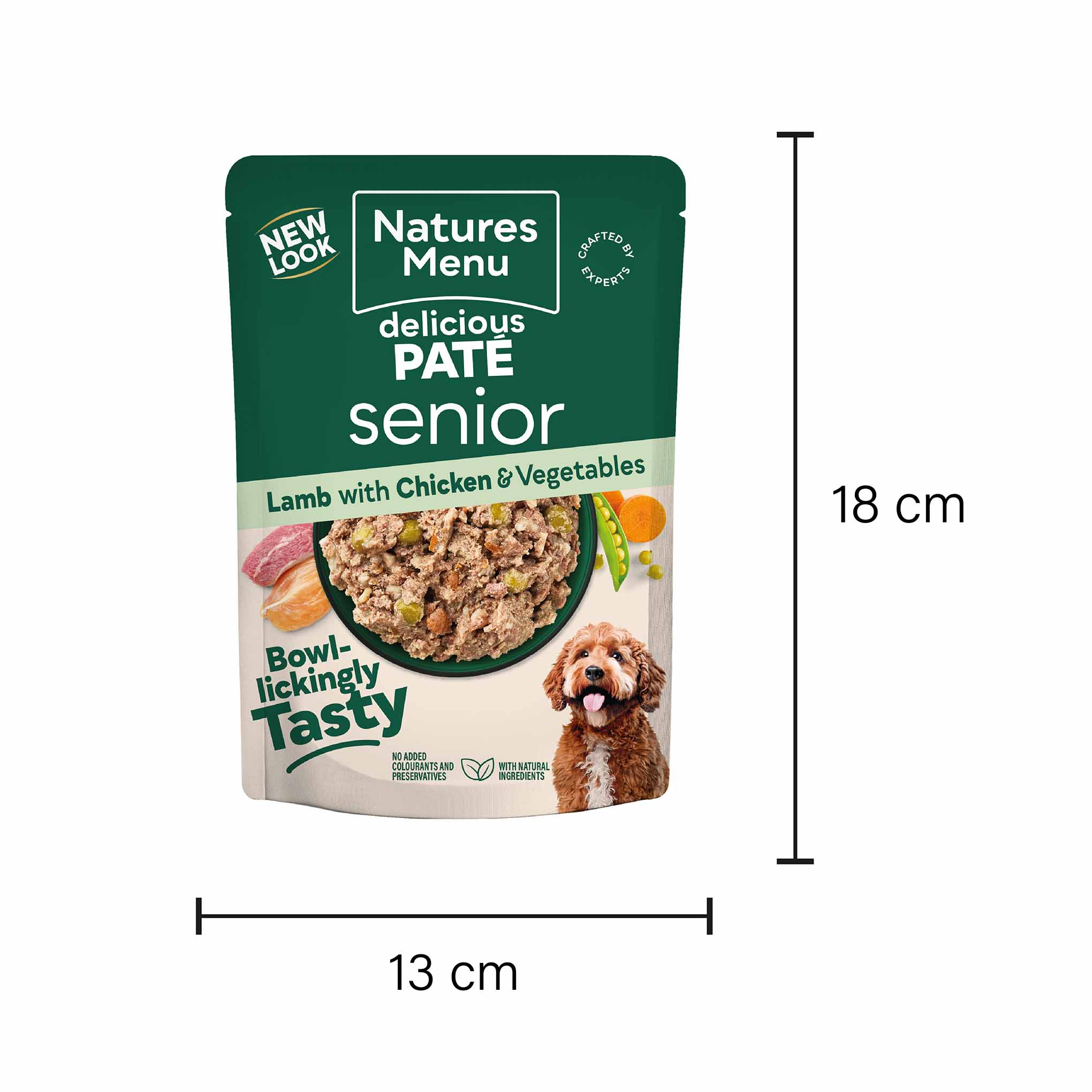Natures Menu Senior Lamb and Chicken - 8 x 300g Pouches - Image 3