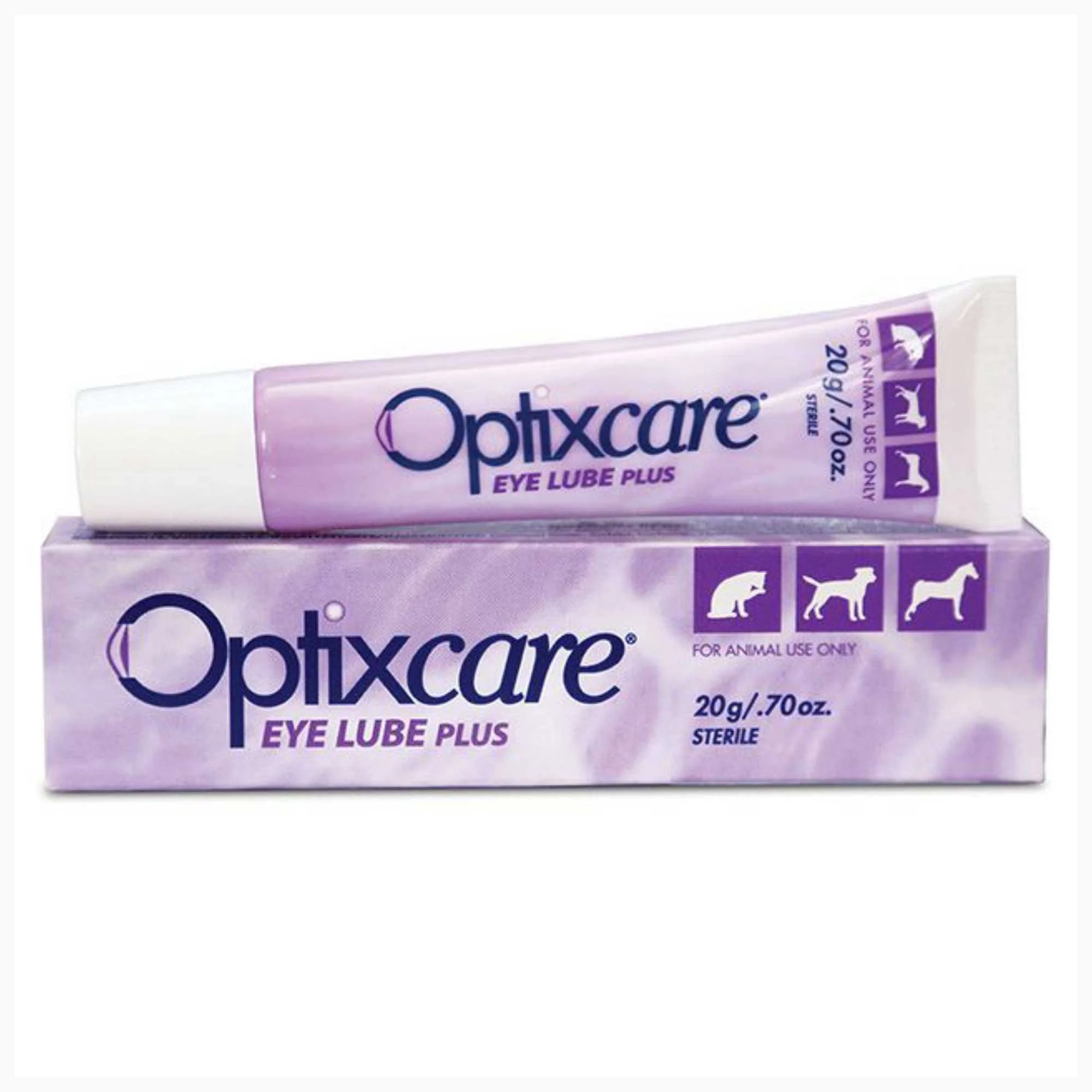 Optixcare Eye Lube Plus For Cats and Dogs - 20g Tube