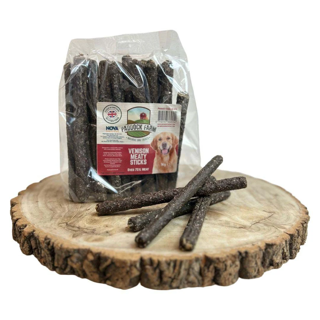 Paddock Farm Venison Meaty Sticks - 1kg