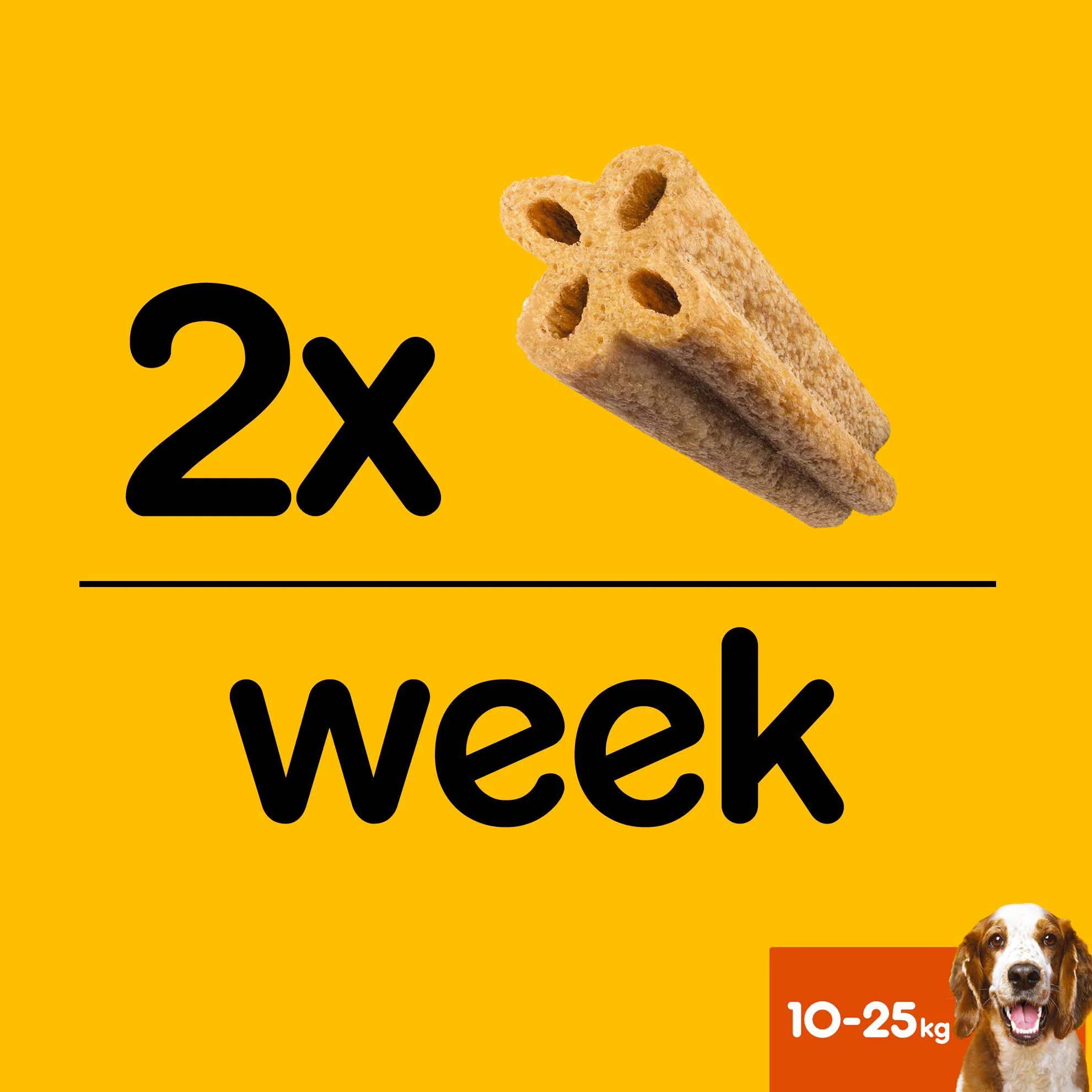 Pedigree Dentastix Advanced Low Fat Medium Dog Dental Treat - 1 Chew - Image 6