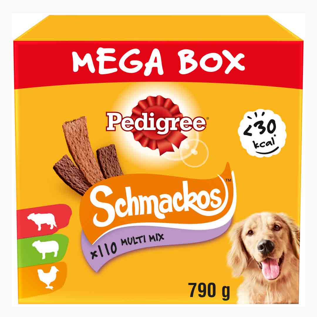 PEDIGREE Mega Box Schmackos Adult Dry Dog Treats - Meat Variety - 112 Stick - Image 2