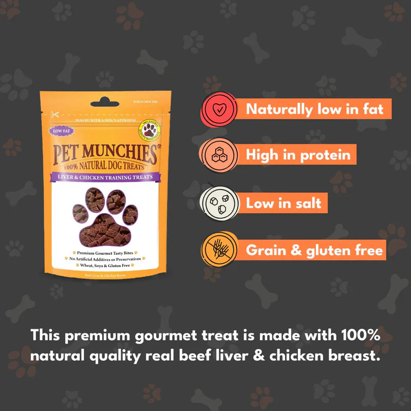 Pet Munchies Dog Training Treats - Liver & Chicken - 50g - Image 2