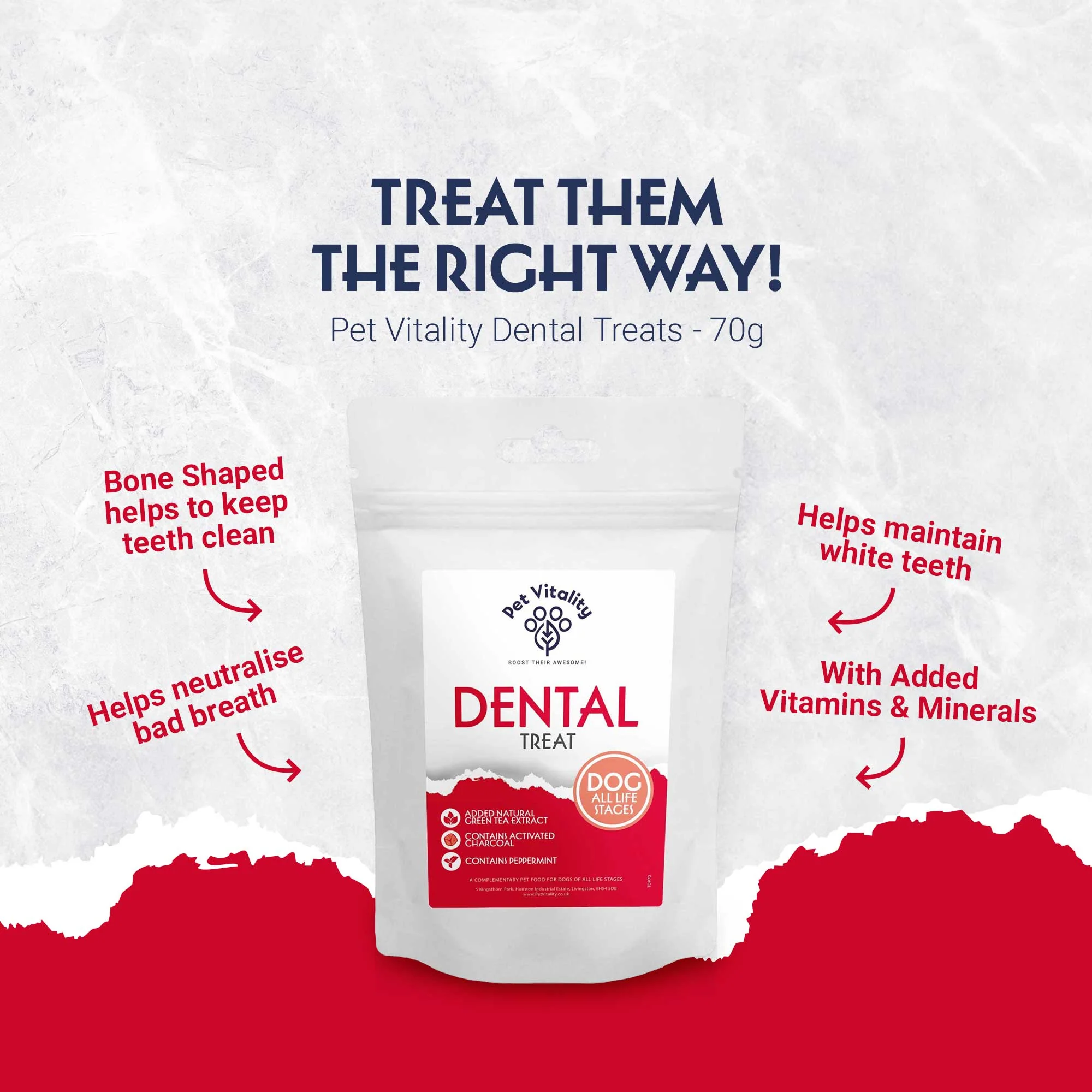 Pet Vitality Dental Treats - 70g - Image 2