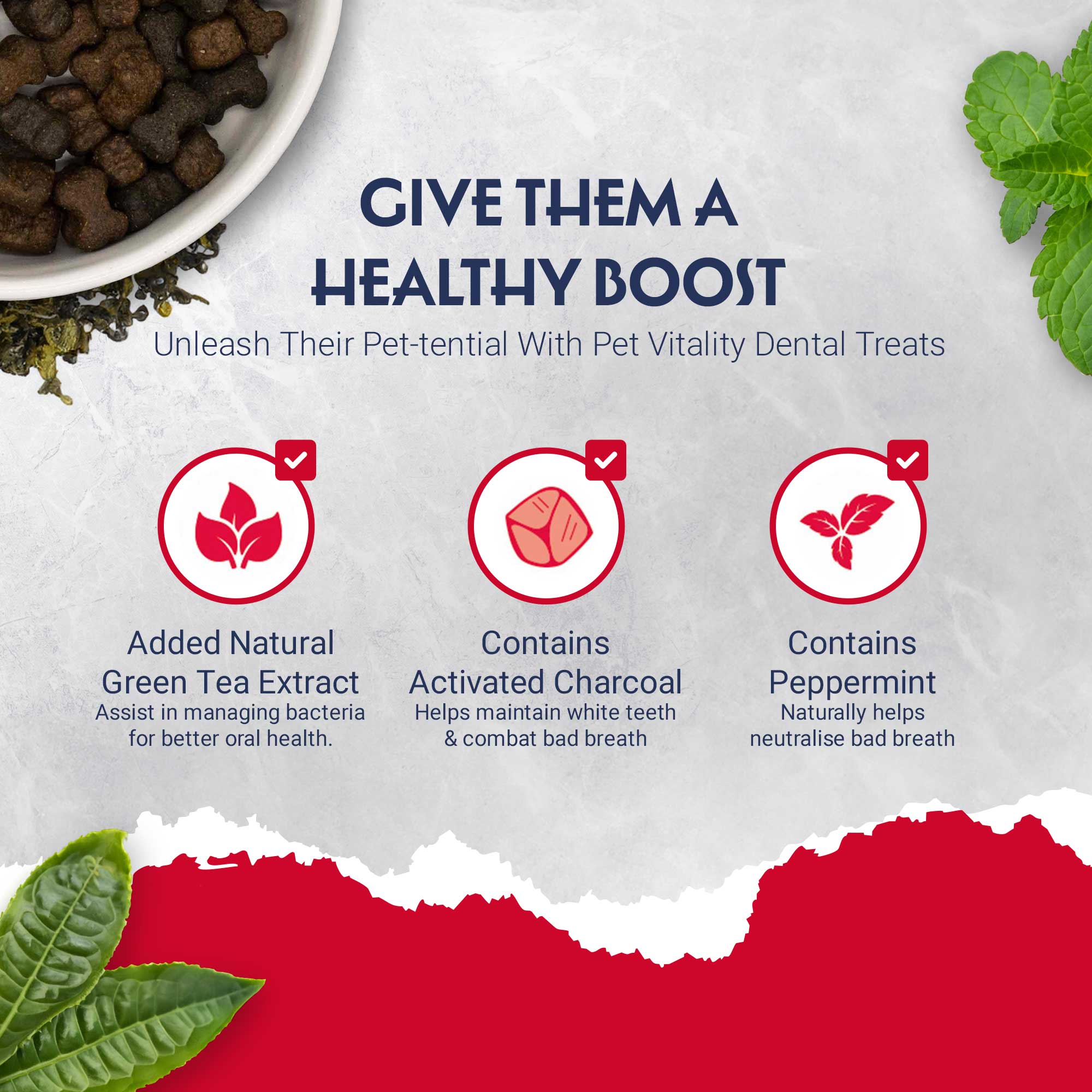 Pet Vitality Dental Treats - 70g - Image 3