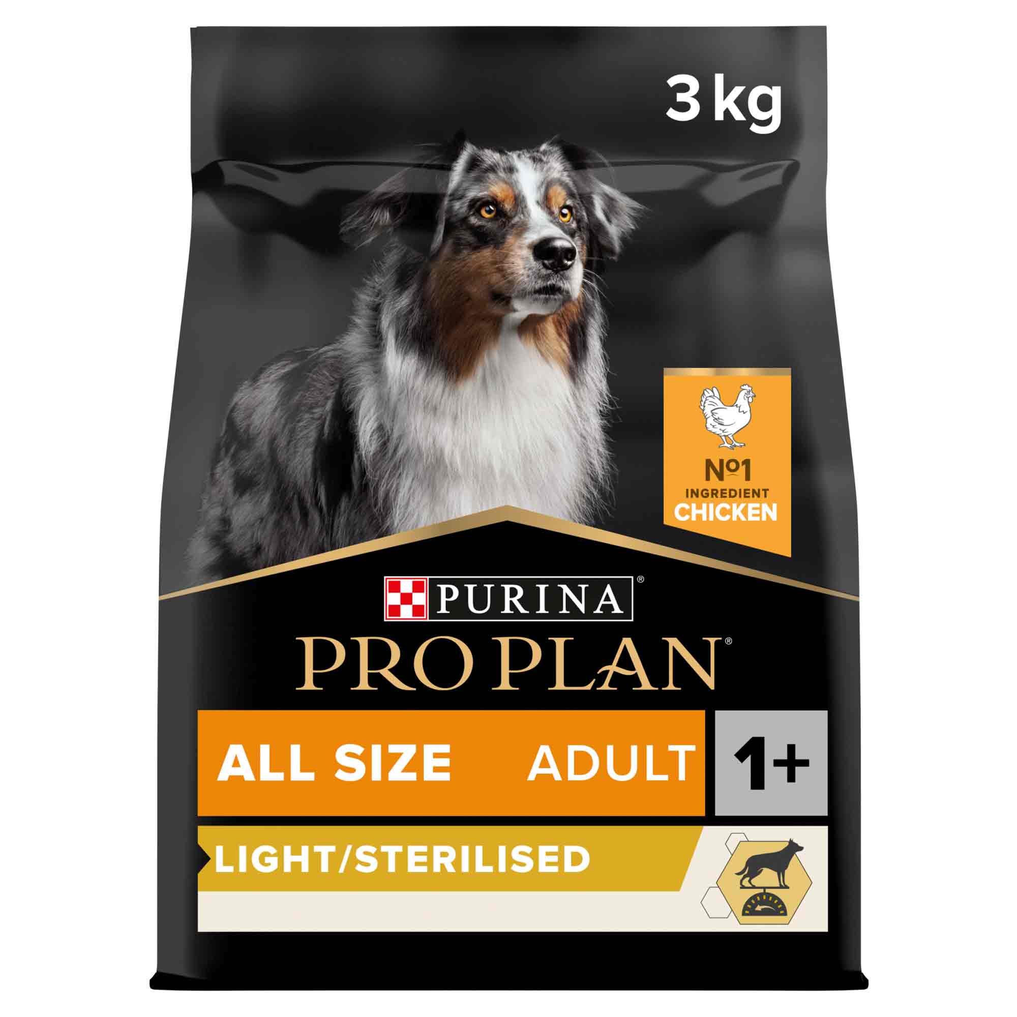 PRO PLAN All Sizes Light / Sterilised Adult Dry Dog Food - Chicken - Image 2