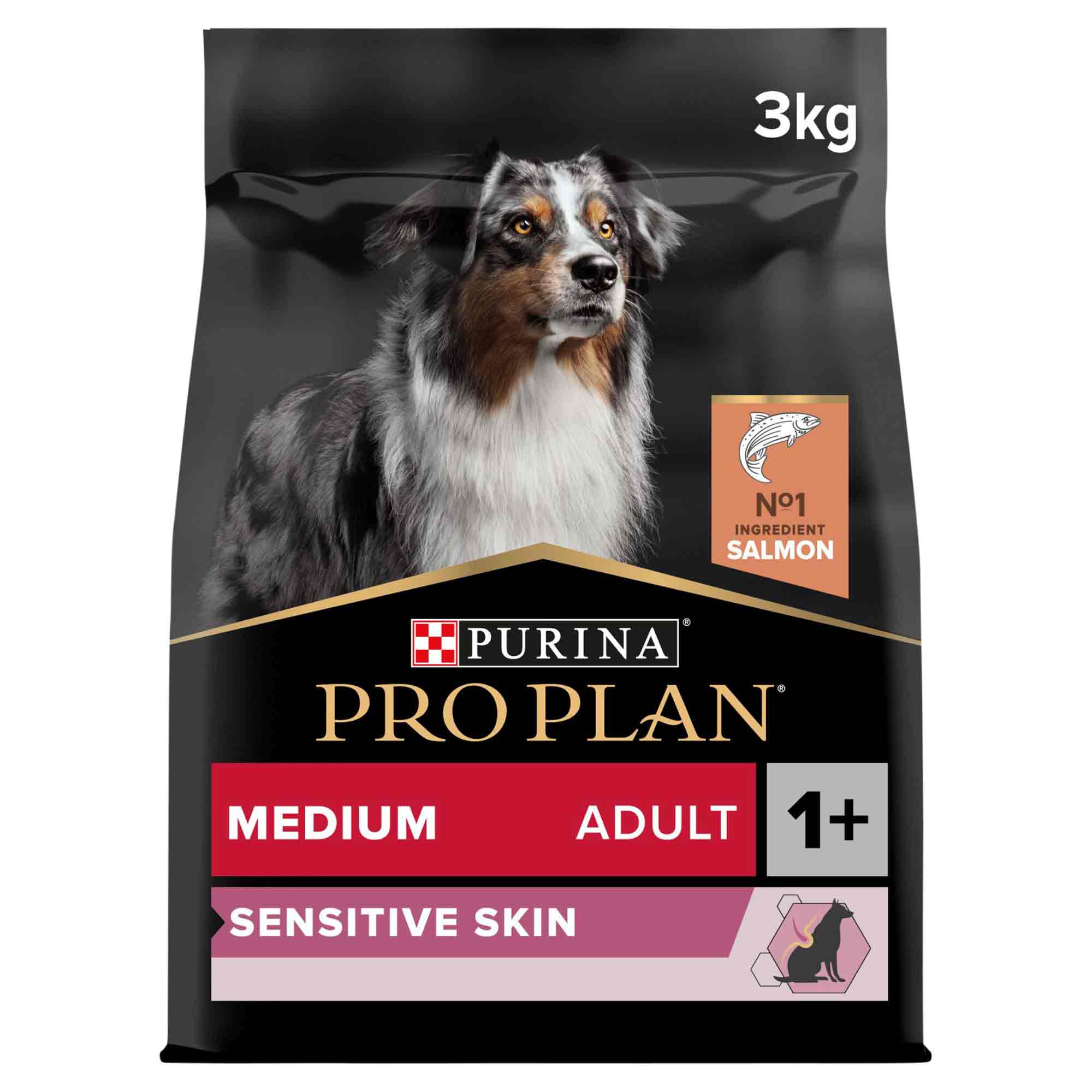 PRO PLAN Sensitive Skin Medium Adult Dry Dog Food - Salmon - Image 2