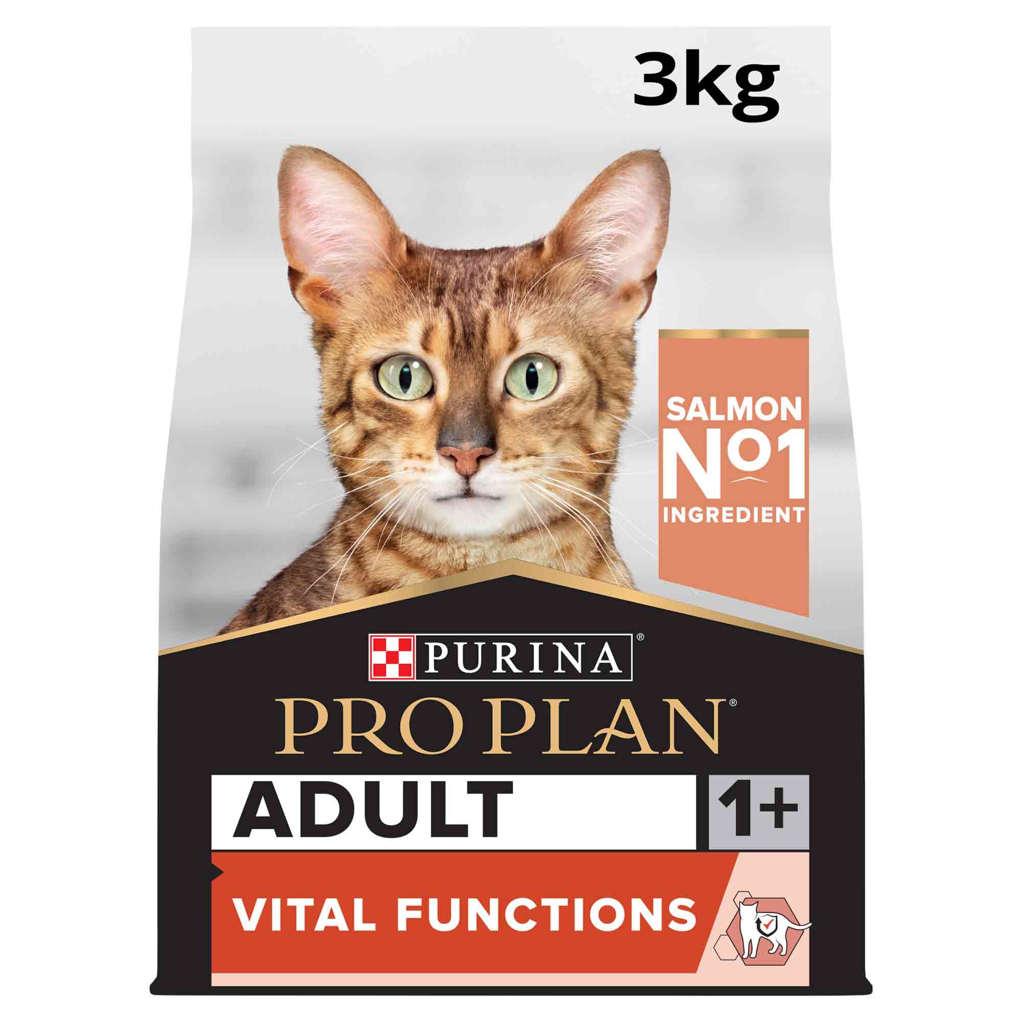 PRO PLAN Vital Functions Adult Dry Cat Food - Salmon - Image 2