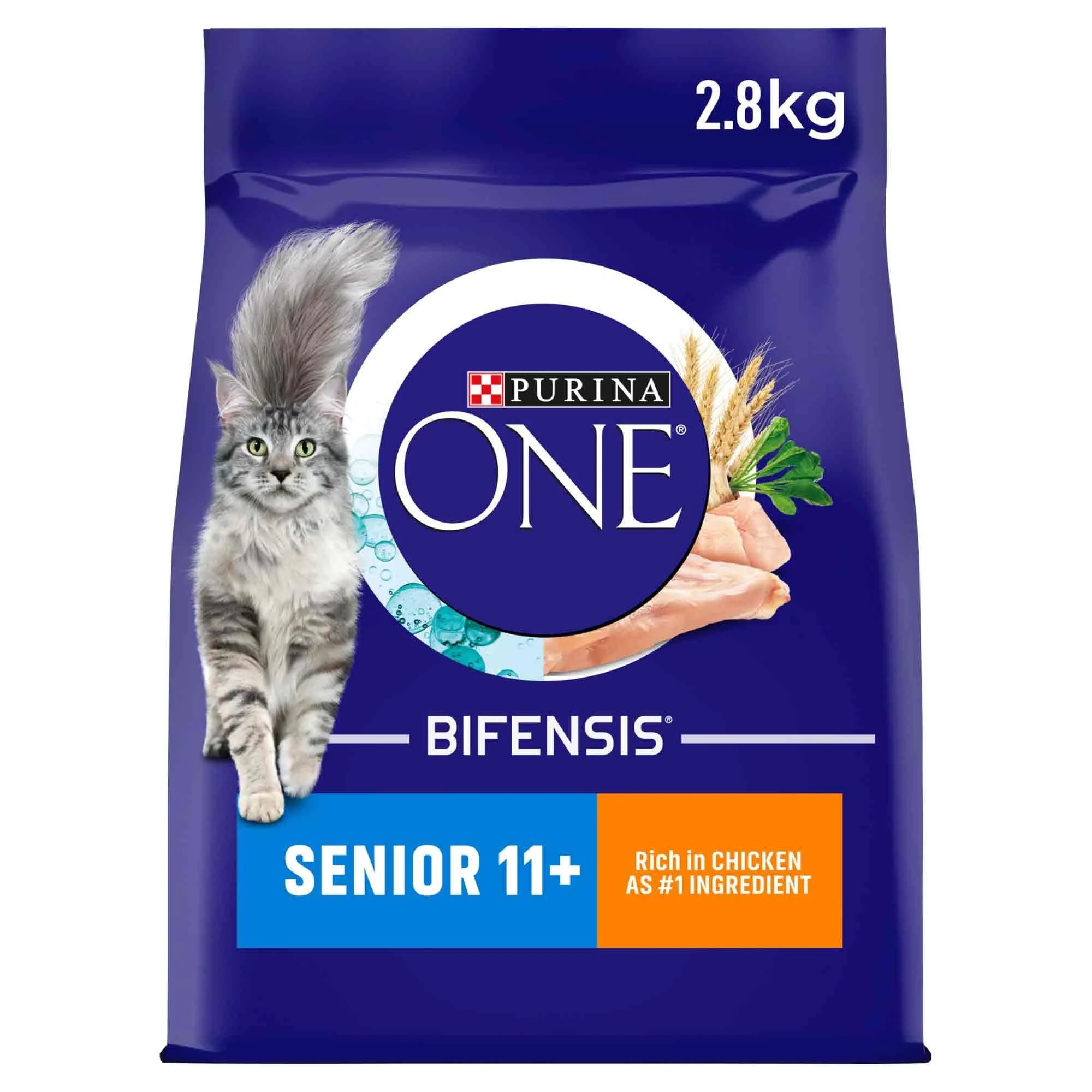 Purina One Senior 11+ Dry Cat Food - Chicken
