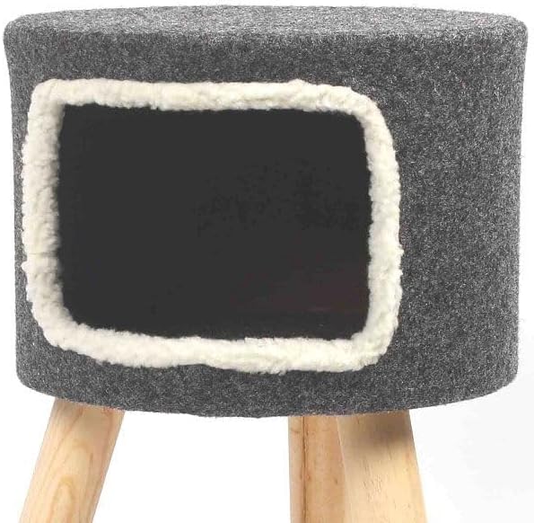 Purrshire Felt Cat Stool House - 53cm - Image 4