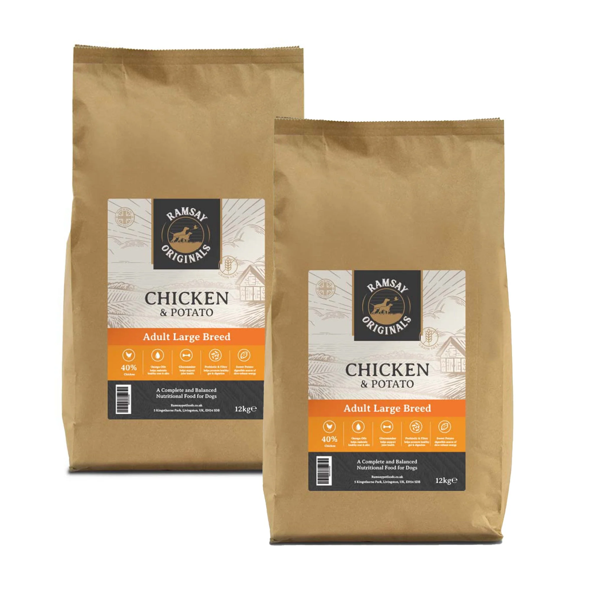 Ramsay Originals Grain Free Adult Large Breed Dry Dog Food - Chicken & Potato - Image 10