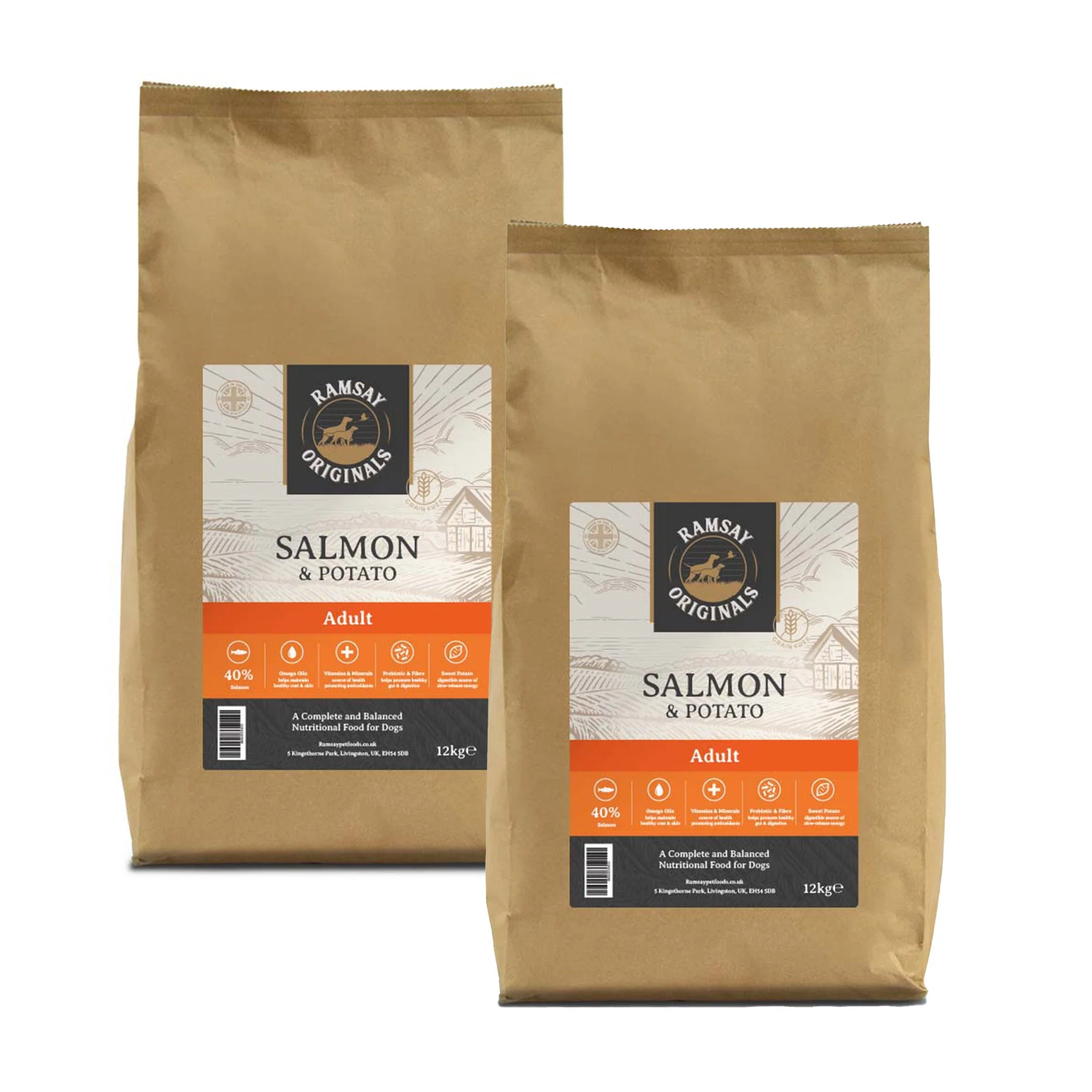 Ramsay Originals Grain Free Adult Dry Dog Food - Salmon & Potato - Image 11