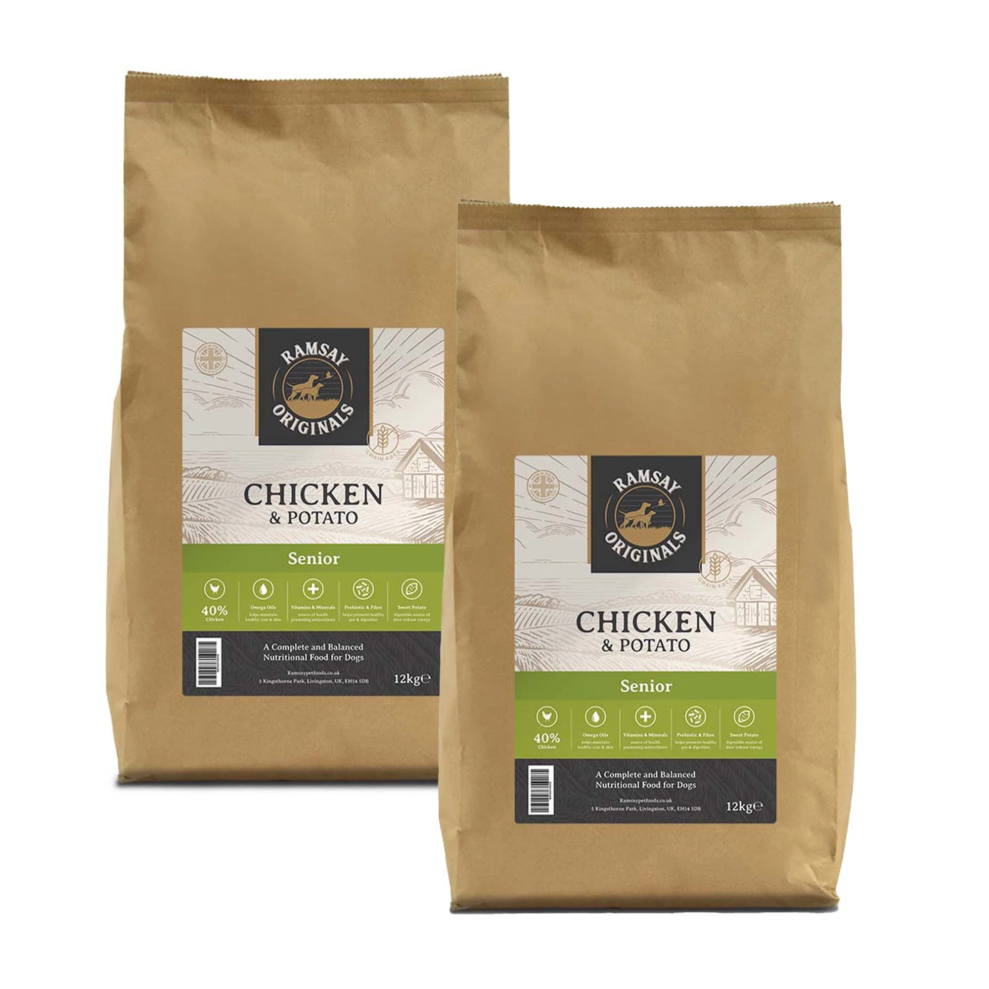 Ramsay Originals Grain Free Senior Dry Dog Food - Chicken & Potato - Image 11