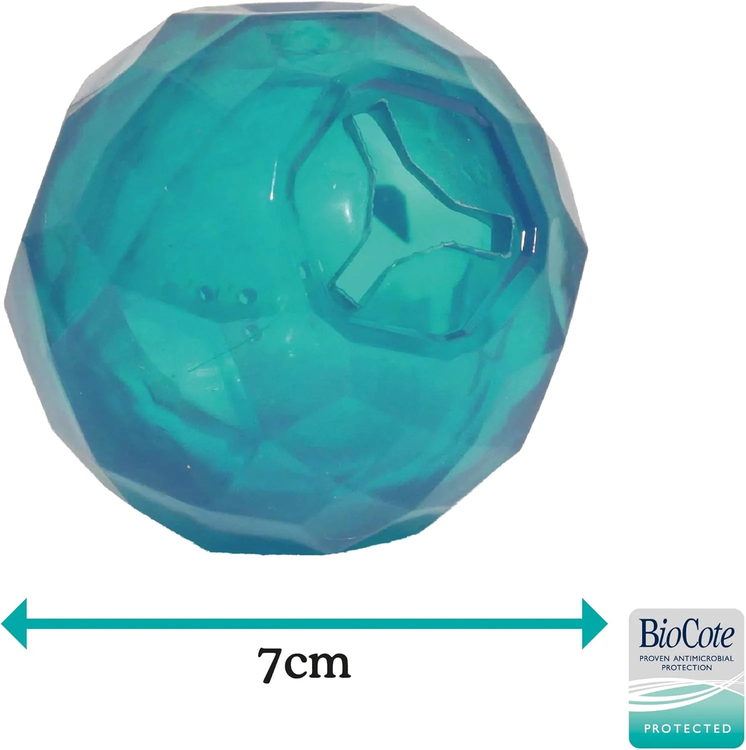 Rosewood Biosafe Puppy Treat Dispensing Toy - Blue - Ball - Image 9