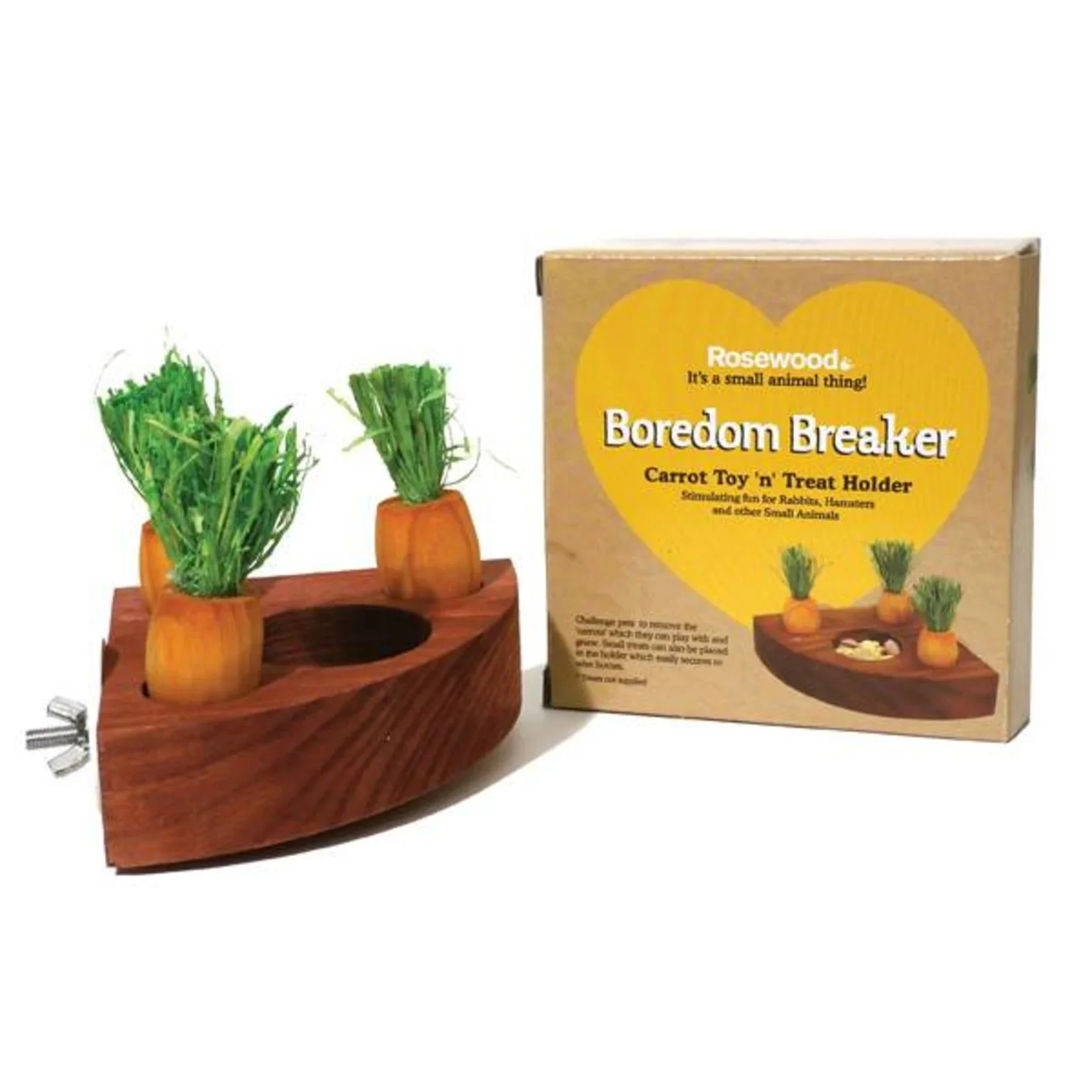 Rosewood Carrot Toy n Treat Holder - Image 2