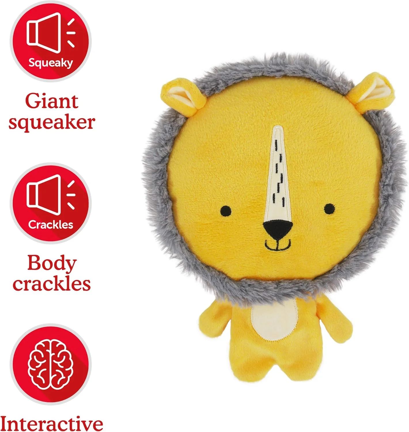 Rosewood Chubleez Leo Lion Dog Toy - Image 4