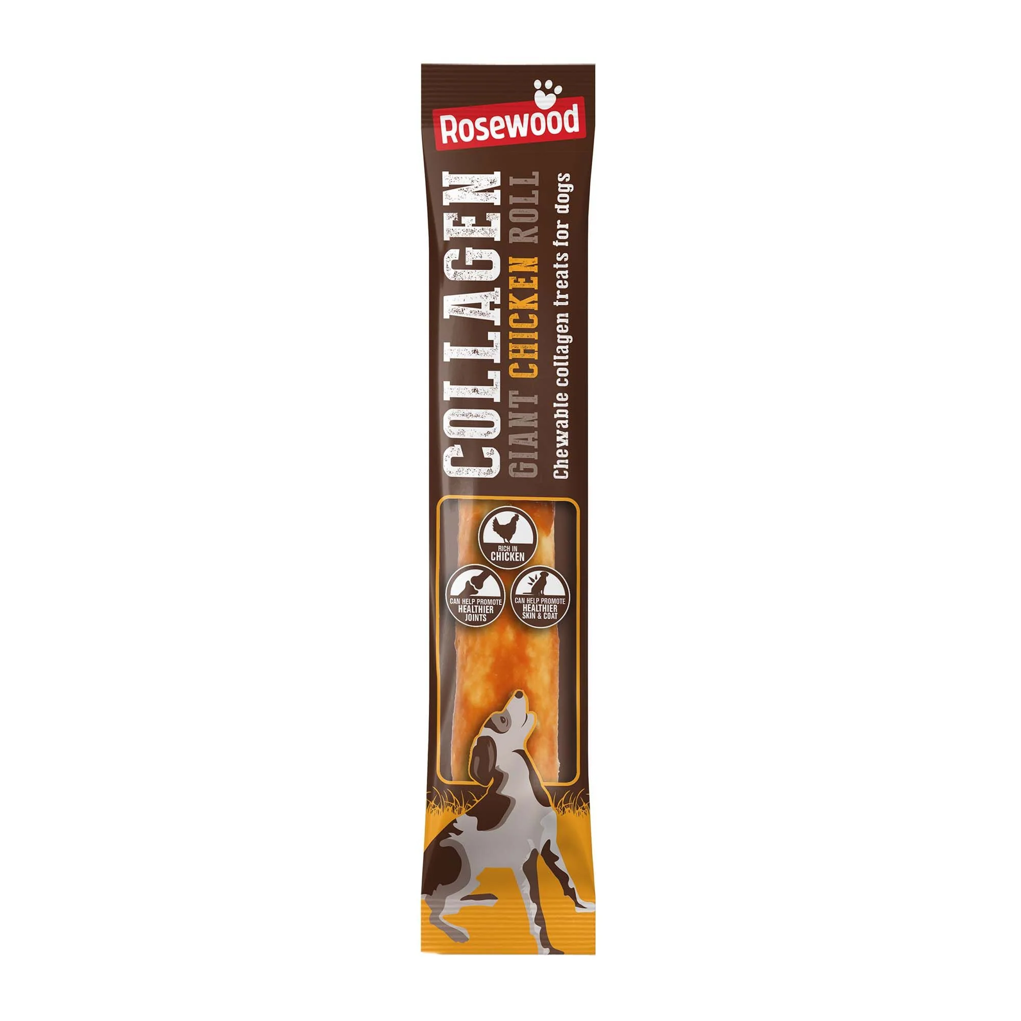 Rosewood Collagen Chicken Roll Dog Chew - 1 roll