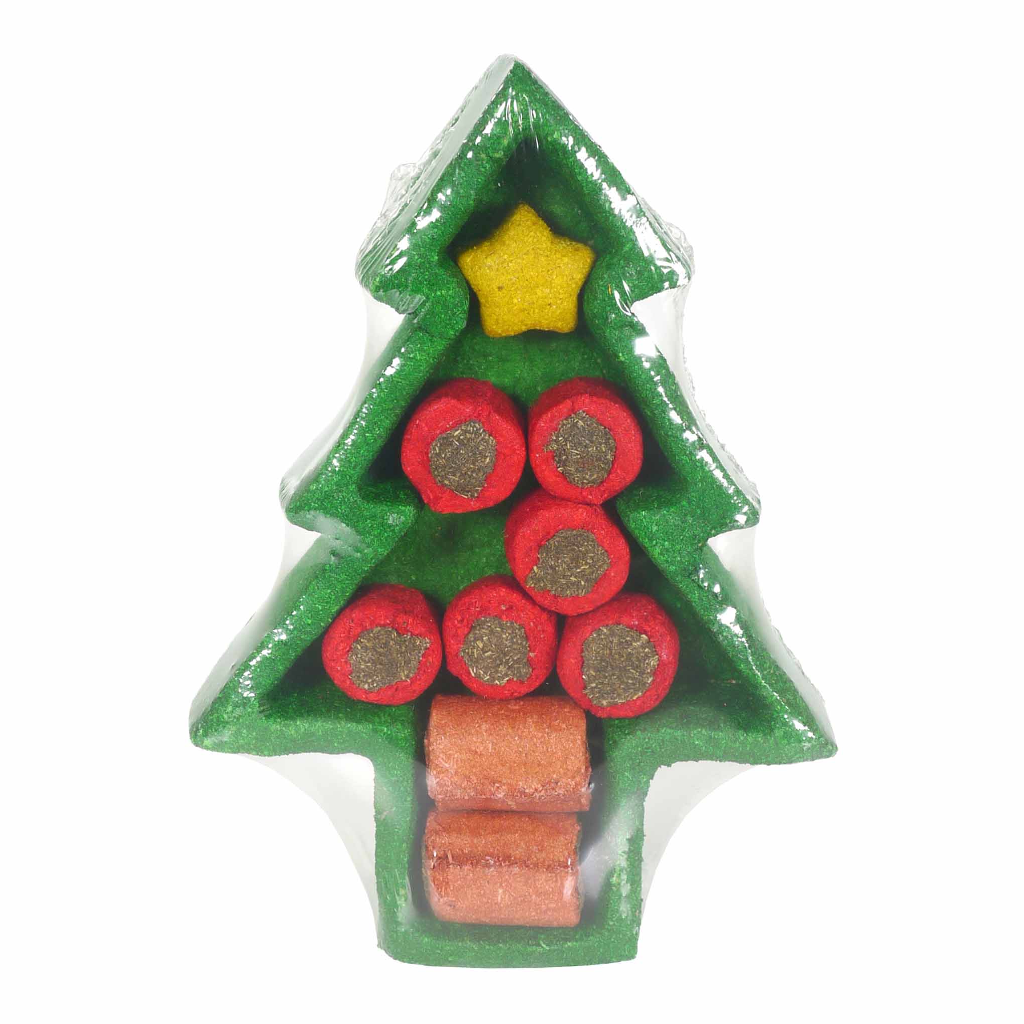 Rosewood Cupid & Comet Christmas Puzzle Tree Toy & Gnaw for Small Animals - Image 3