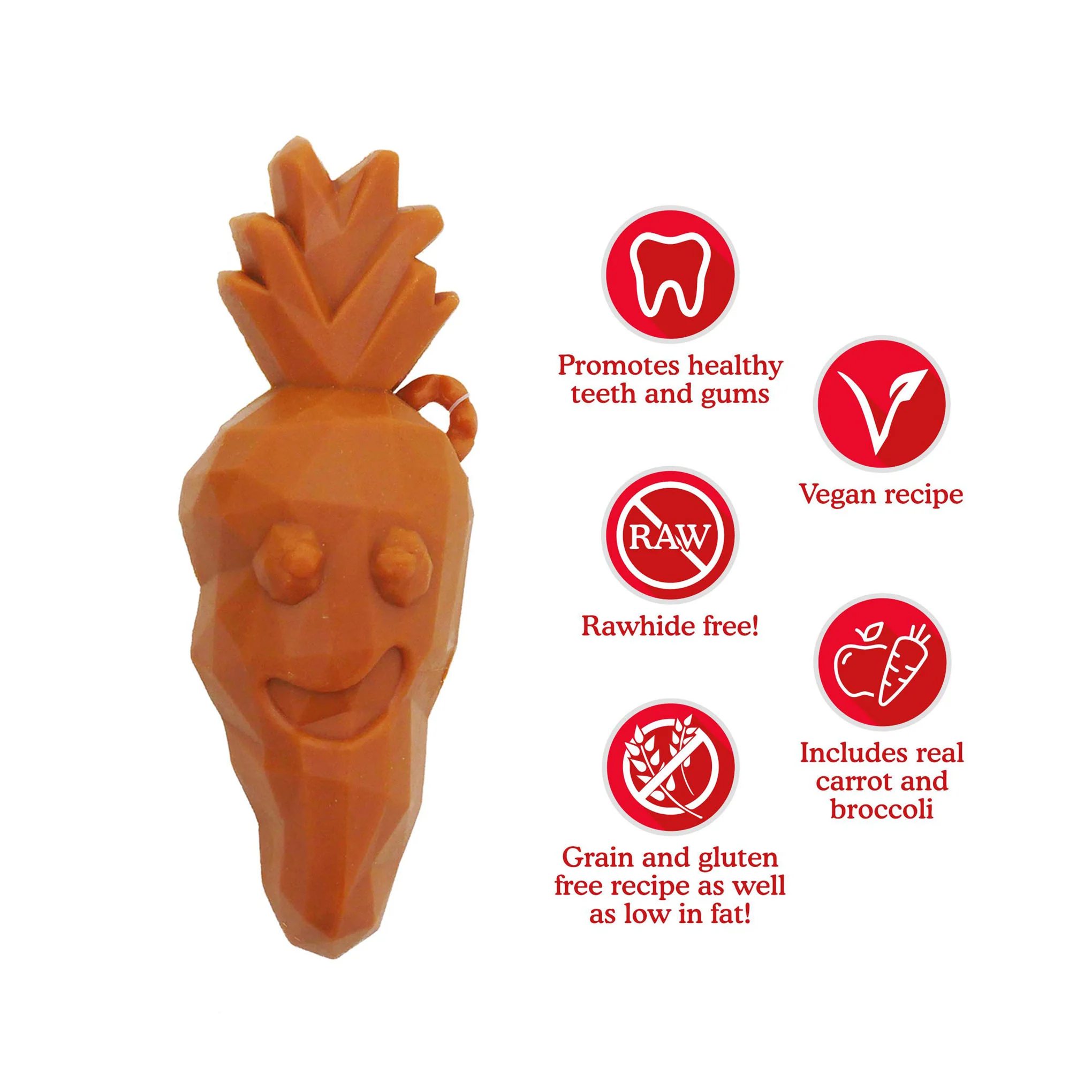 Rosewood Daily Eats Veggie Dog Treats - Carrot & Broccoli - 52g - Image 2
