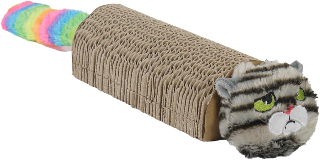 Rosewood Moody Moggy Cardboard Cat Scratcher - Image 4