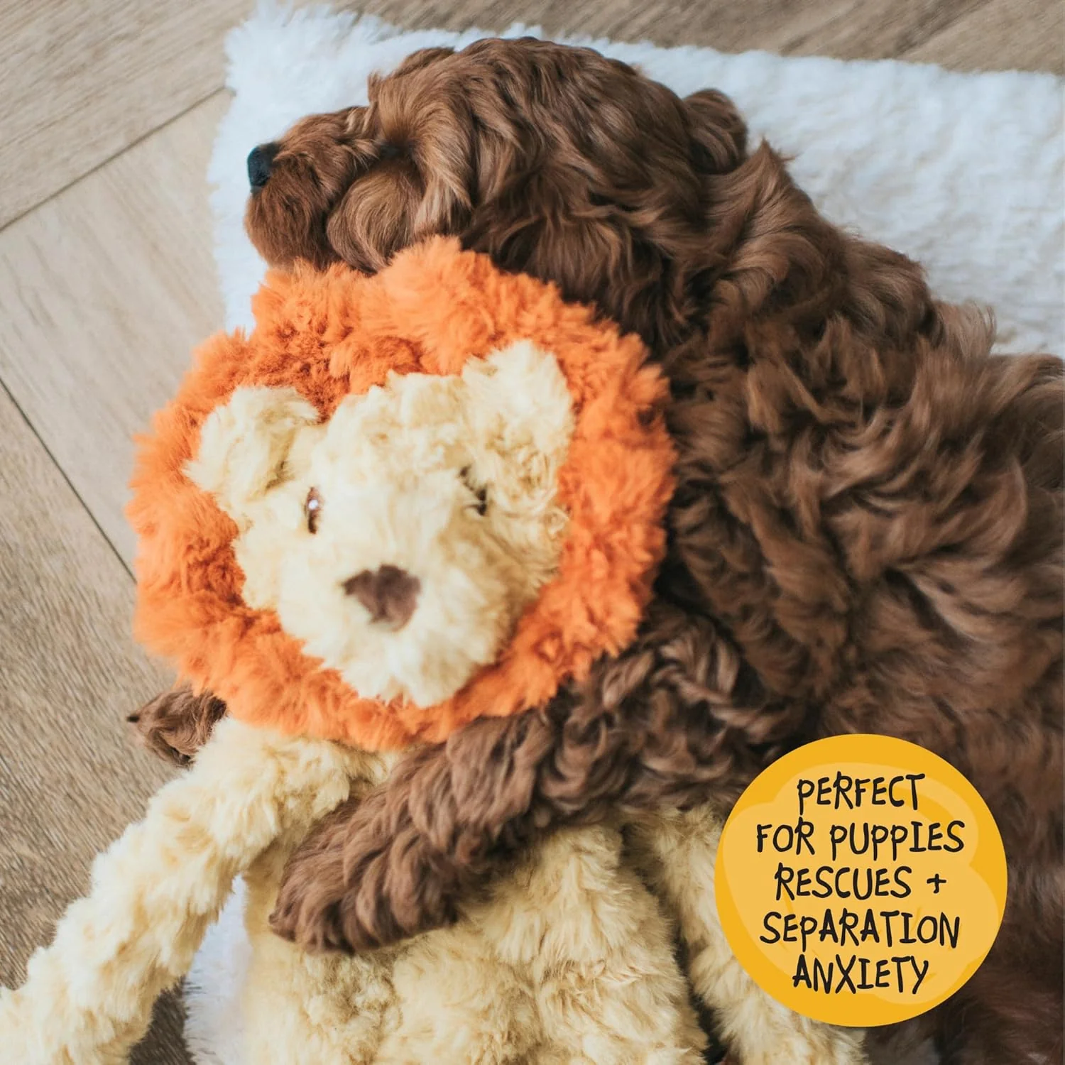 Rosewood My Dog Lion Stuffingless Dog Toy - Image 2