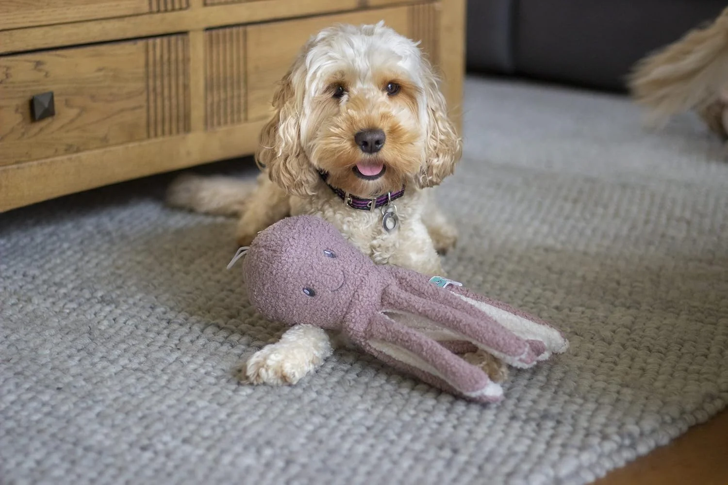 Rosewood Tufflove Octopus Dog Toy - Image 2