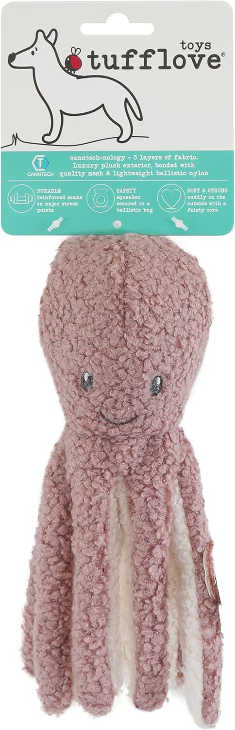 Rosewood Tufflove Octopus Dog Toy - Image 5
