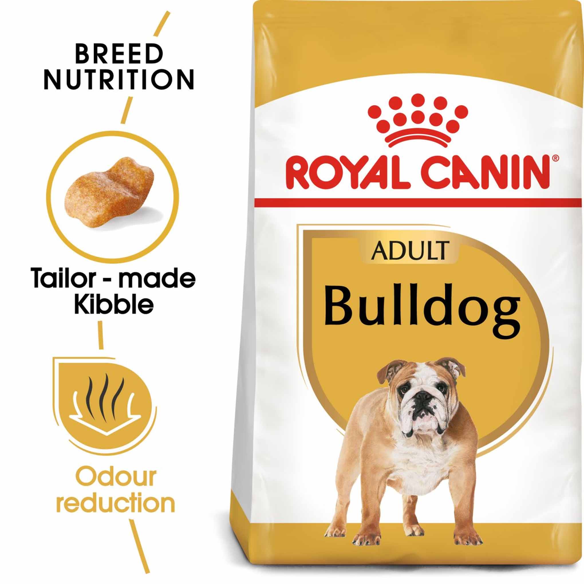 Royal Canin Breed Health Nutrition Bulldog Adult Dry Dog Food - Image 2