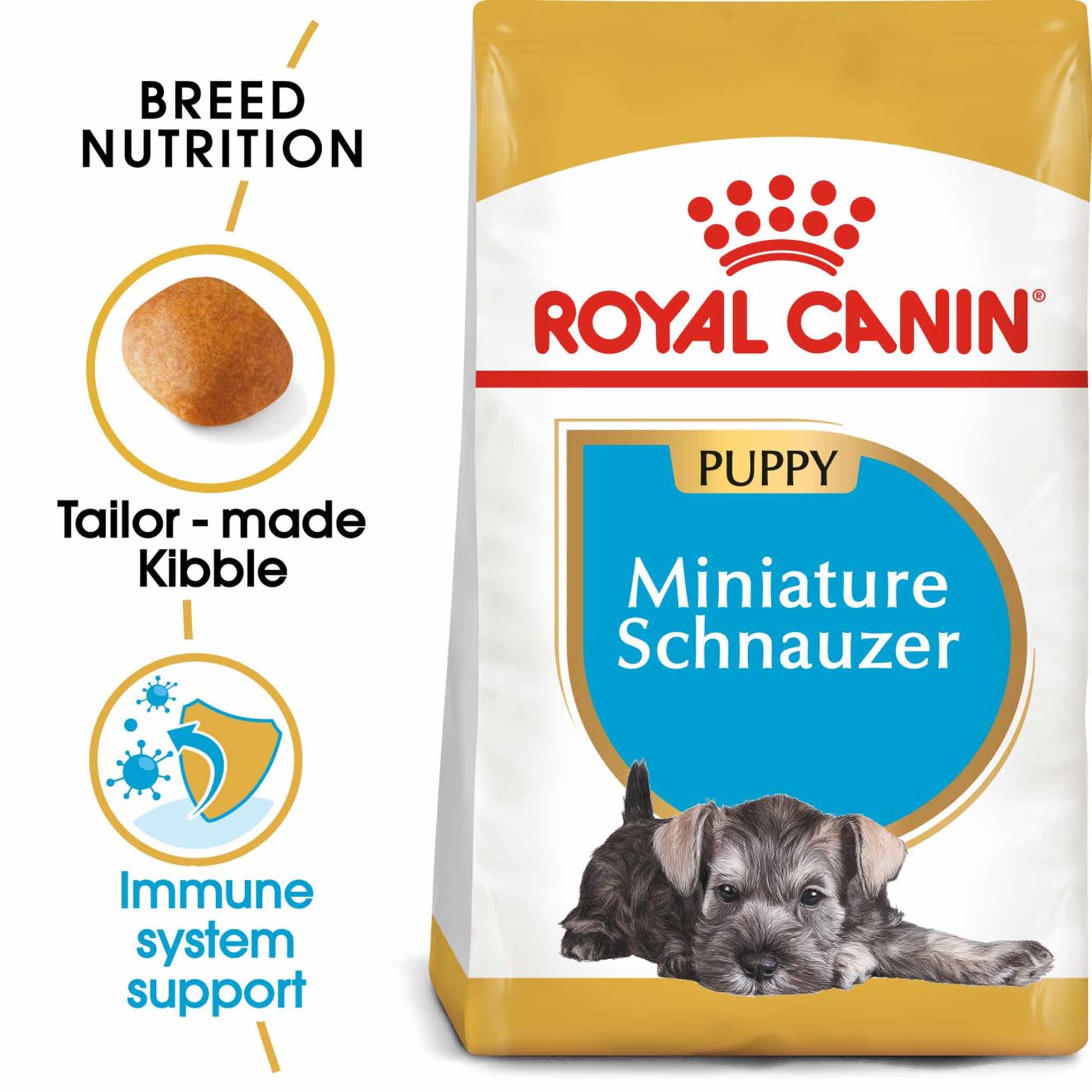 Royal Canin Breed Health Nutrition Miniature Schnauzer Puppy Dry Dog Food - Image 2