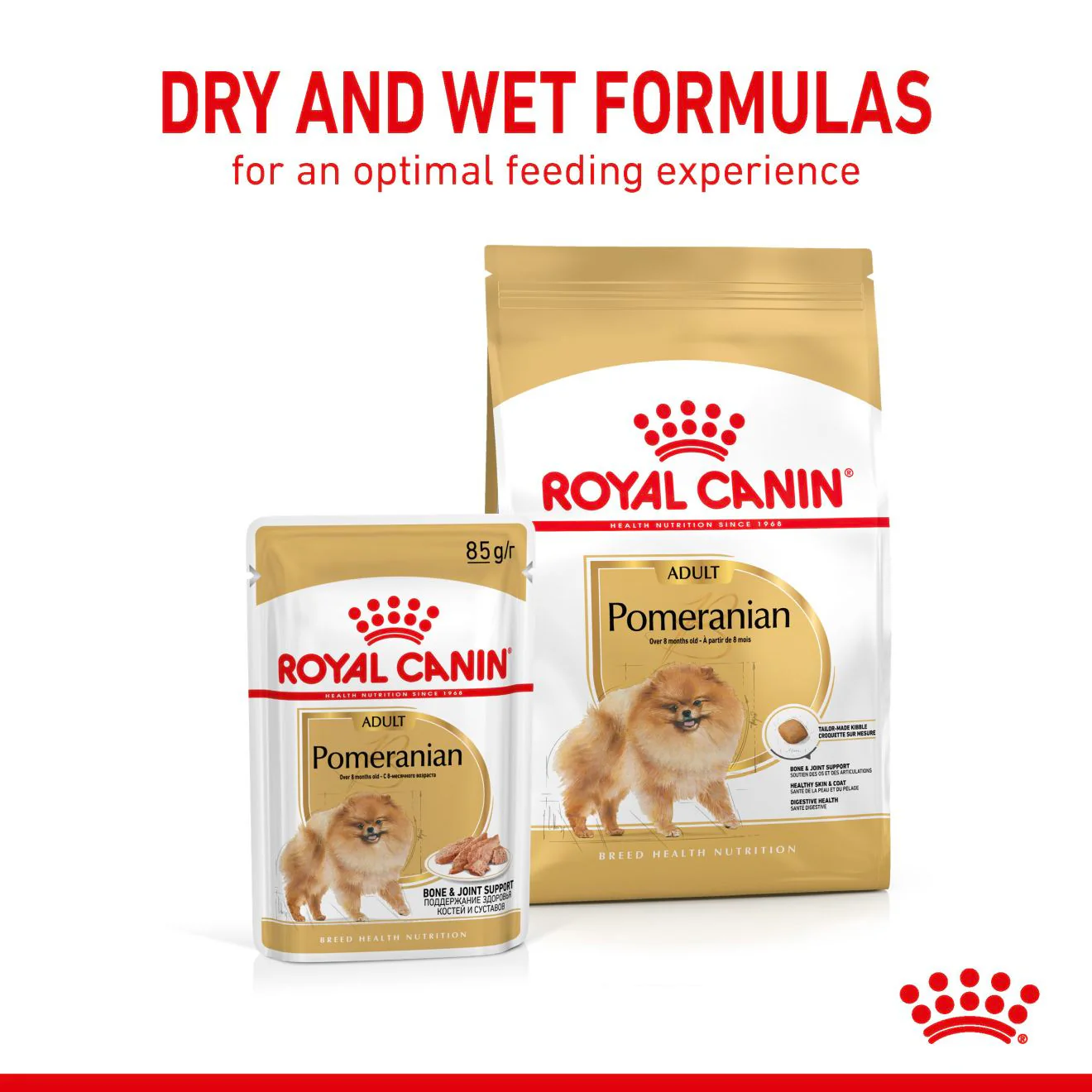 ROYAL CANIN Breed Health Nutrition Pomeranian Adult Wet Dog Food in Loaf - 12x85g Pouches - Image 6