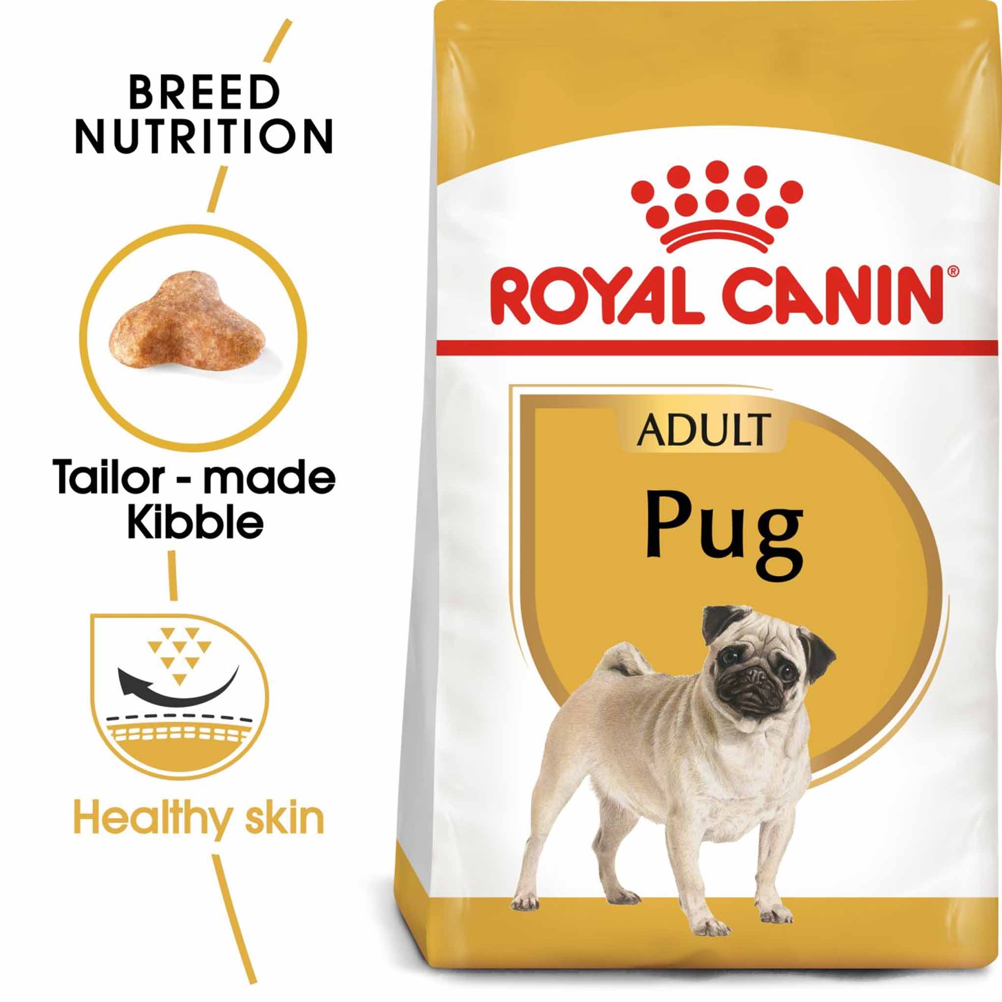 Royal Canin Breed Health Nutrition Pug Adult Dry Dog Food - Image 2