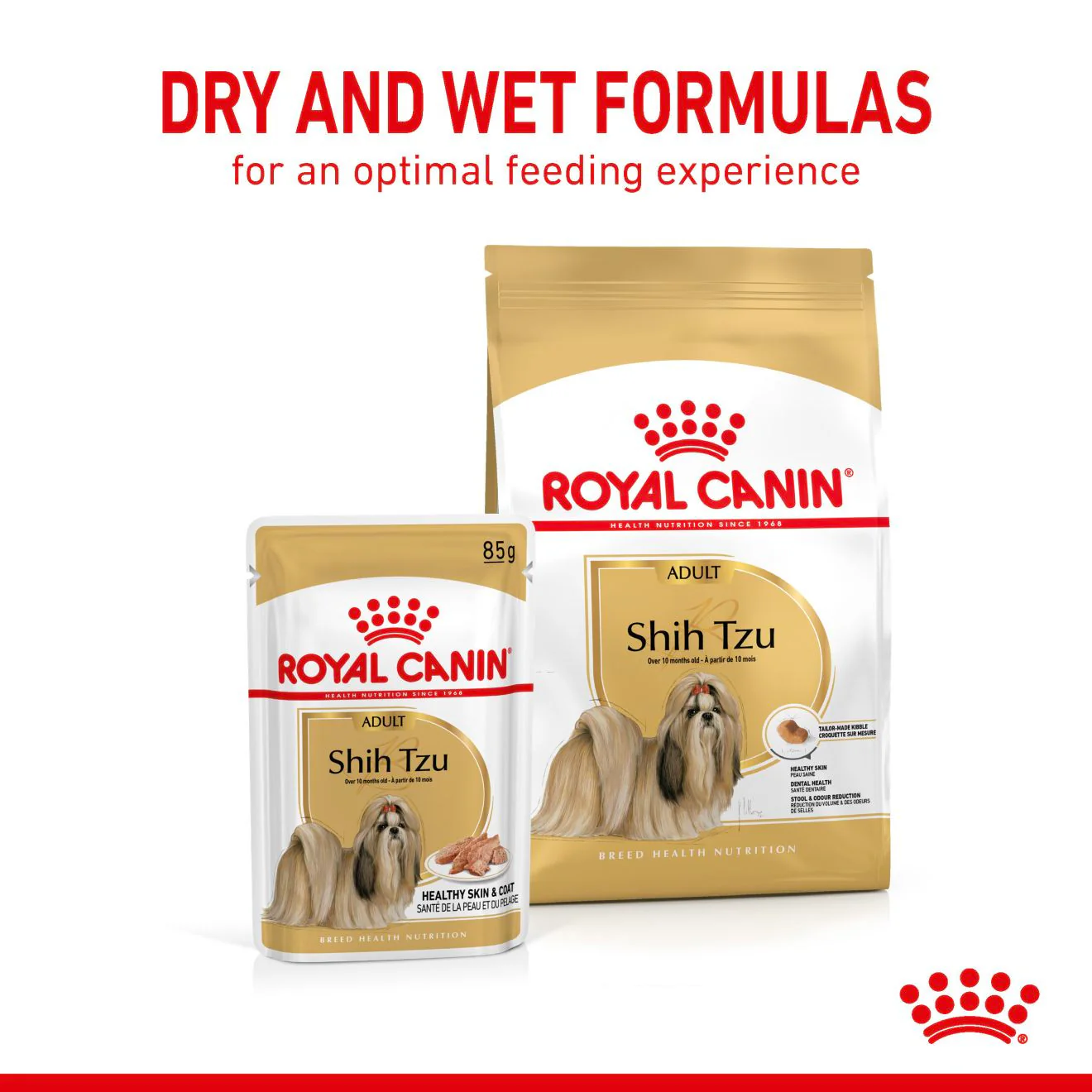 Royal Canin Breed Health Nutrition Shih Tzu Adult Wet Dog Food - 12x85g Pouches - Image 5