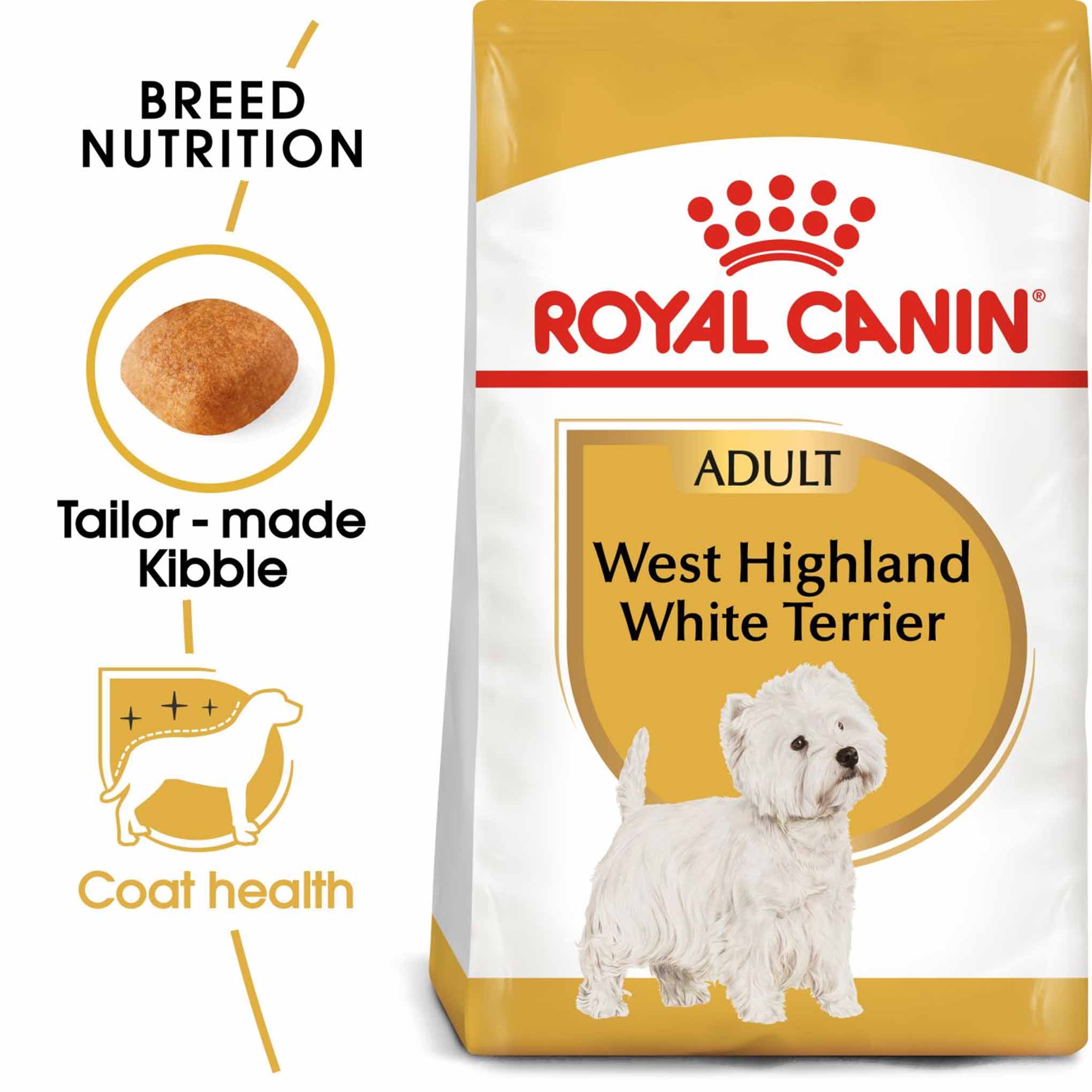 Royal Canin Breed Health Nutrition West Highland Terrier Adult Dry Dog Food - Image 2